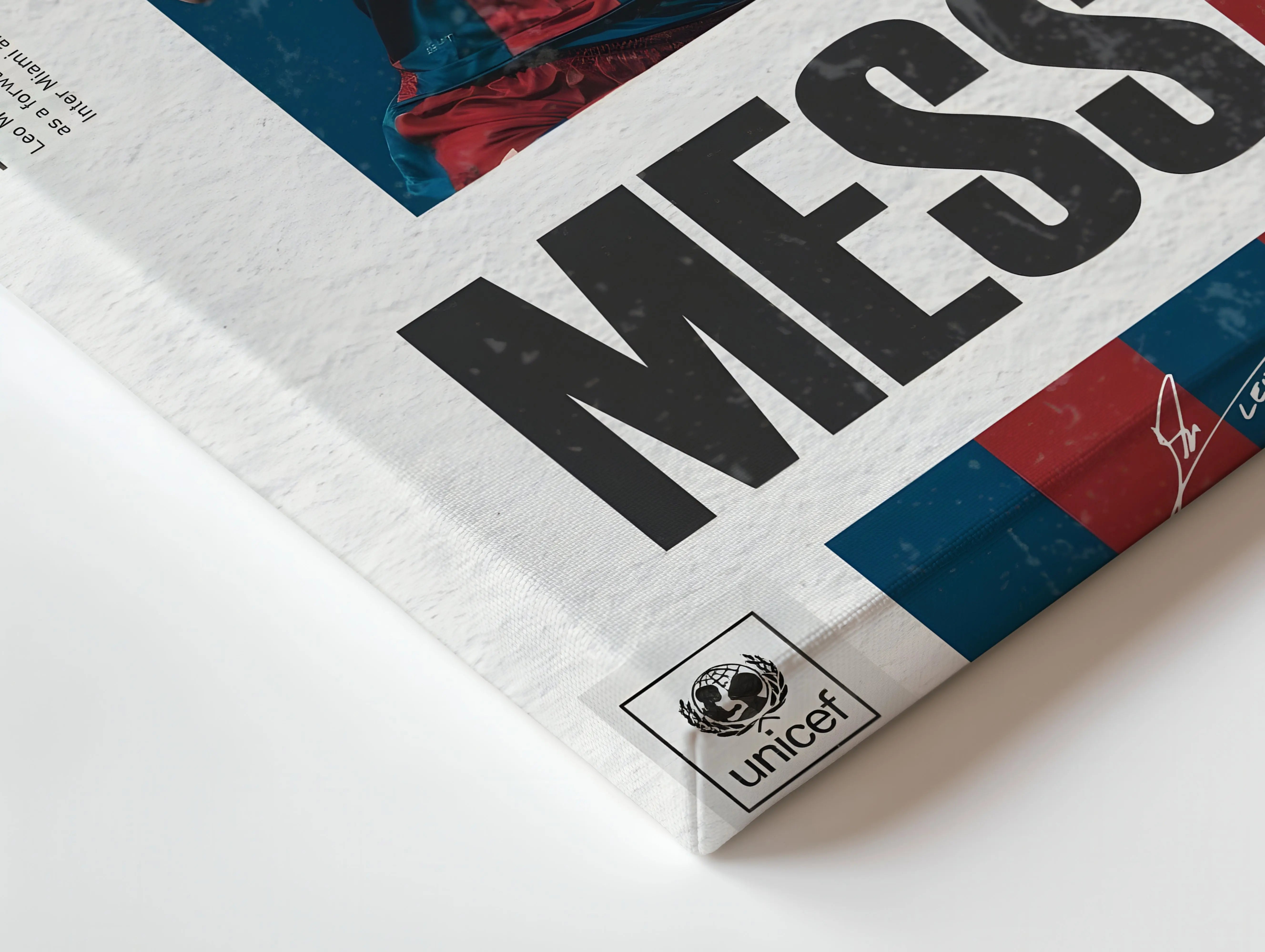 Lionel Messi FC Barcelona Iconic No.10 Poster Art – 4K Ultra Wrap Frame Wall Art in Pakistan | IBRELIA™ IBRELIA