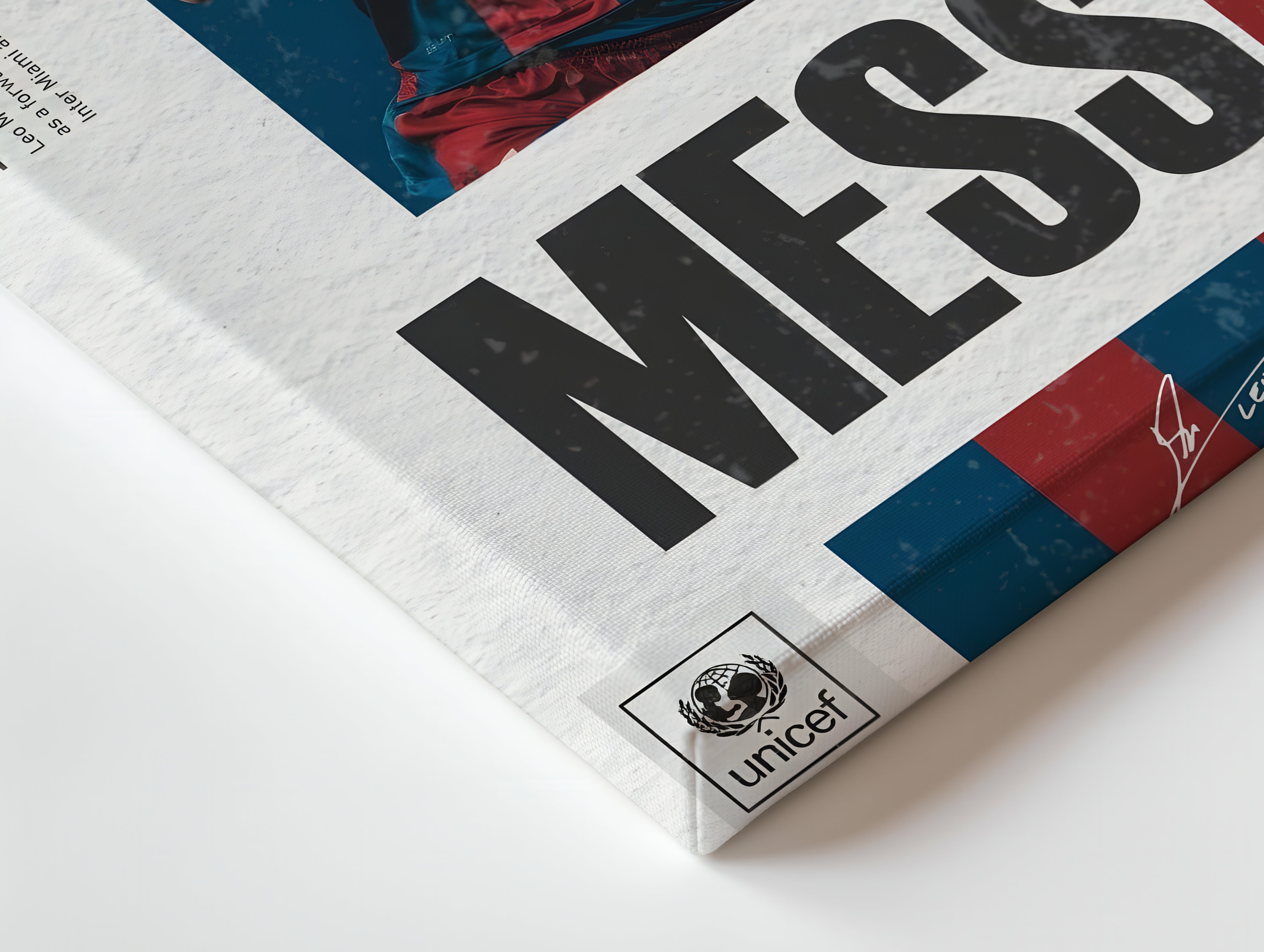 Lionel Messi FC Barcelona Iconic No.10 Poster Art – 4K Ultra Wrap Frame Wall Art in Pakistan | IBRELIA™