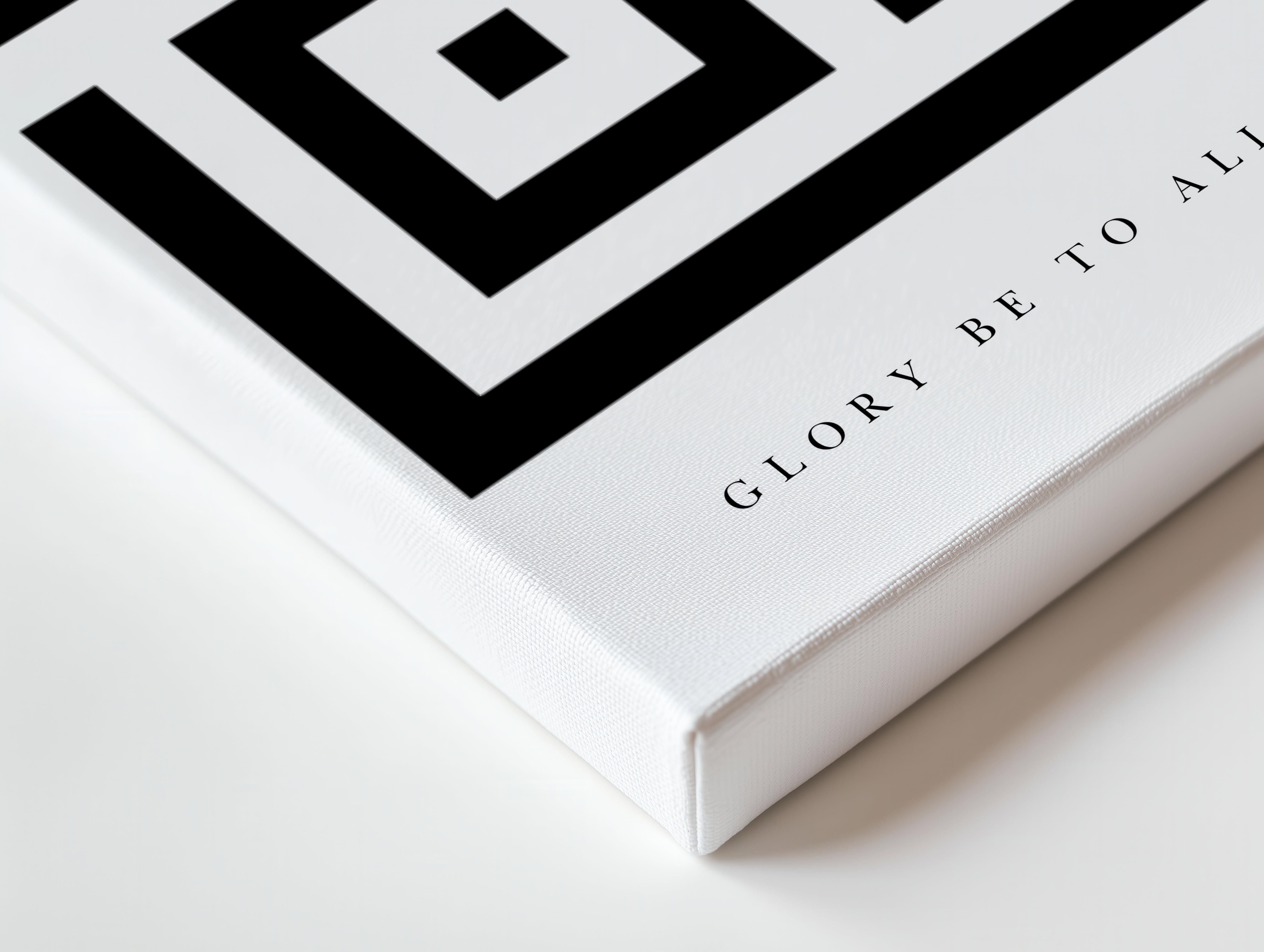 SubhanAllah Islamic Geometric Calligraphy Wall Art – Bold Kufic Glory Design | 4K Ultra Wrap Frame Wall Art in Pakistan | IBRELIA™