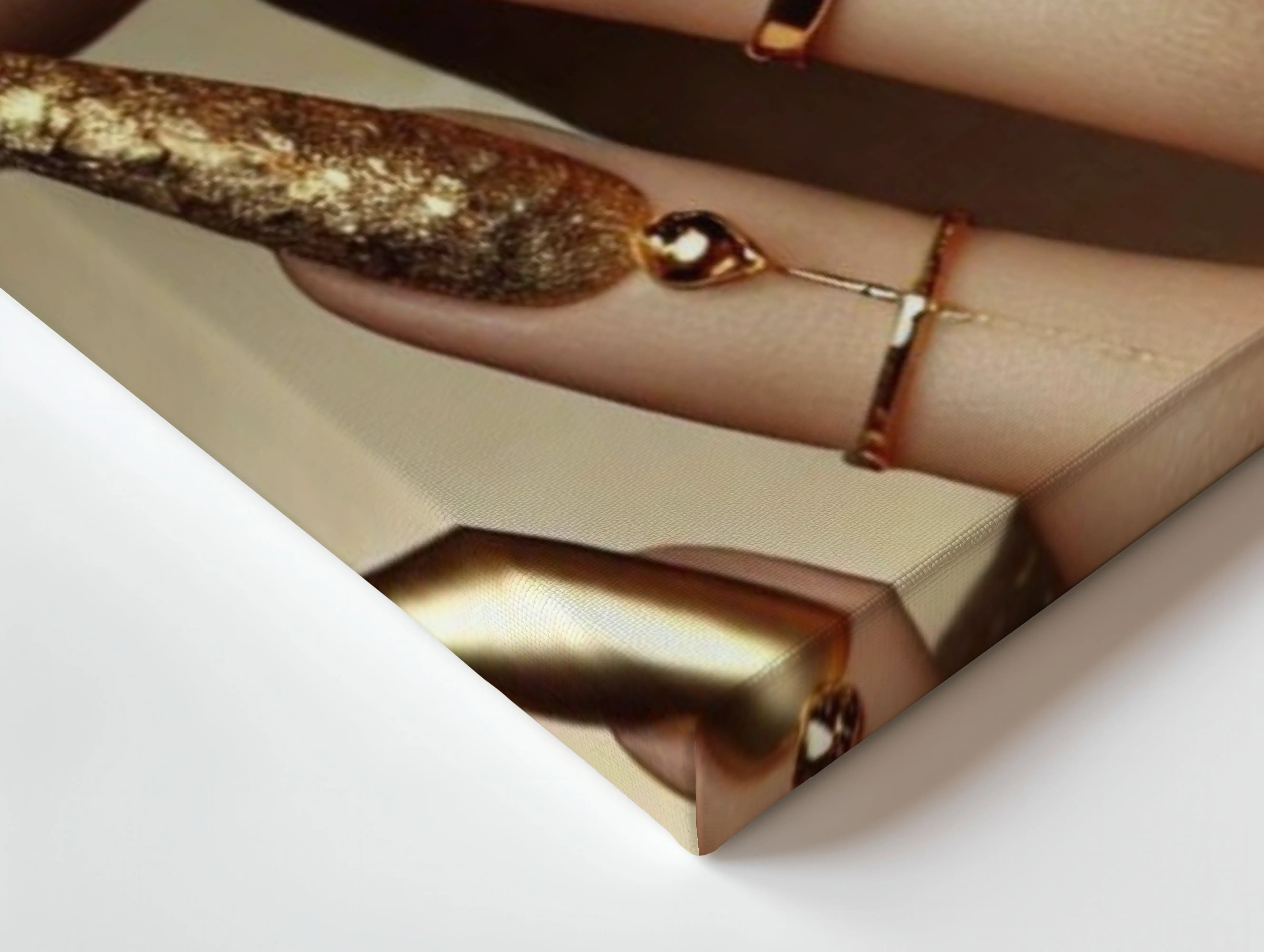 Golden Femme Power Art – 4K Ultra Wrap Frame Wall Art in Pakistan | IBRELIA™ IBRELIA