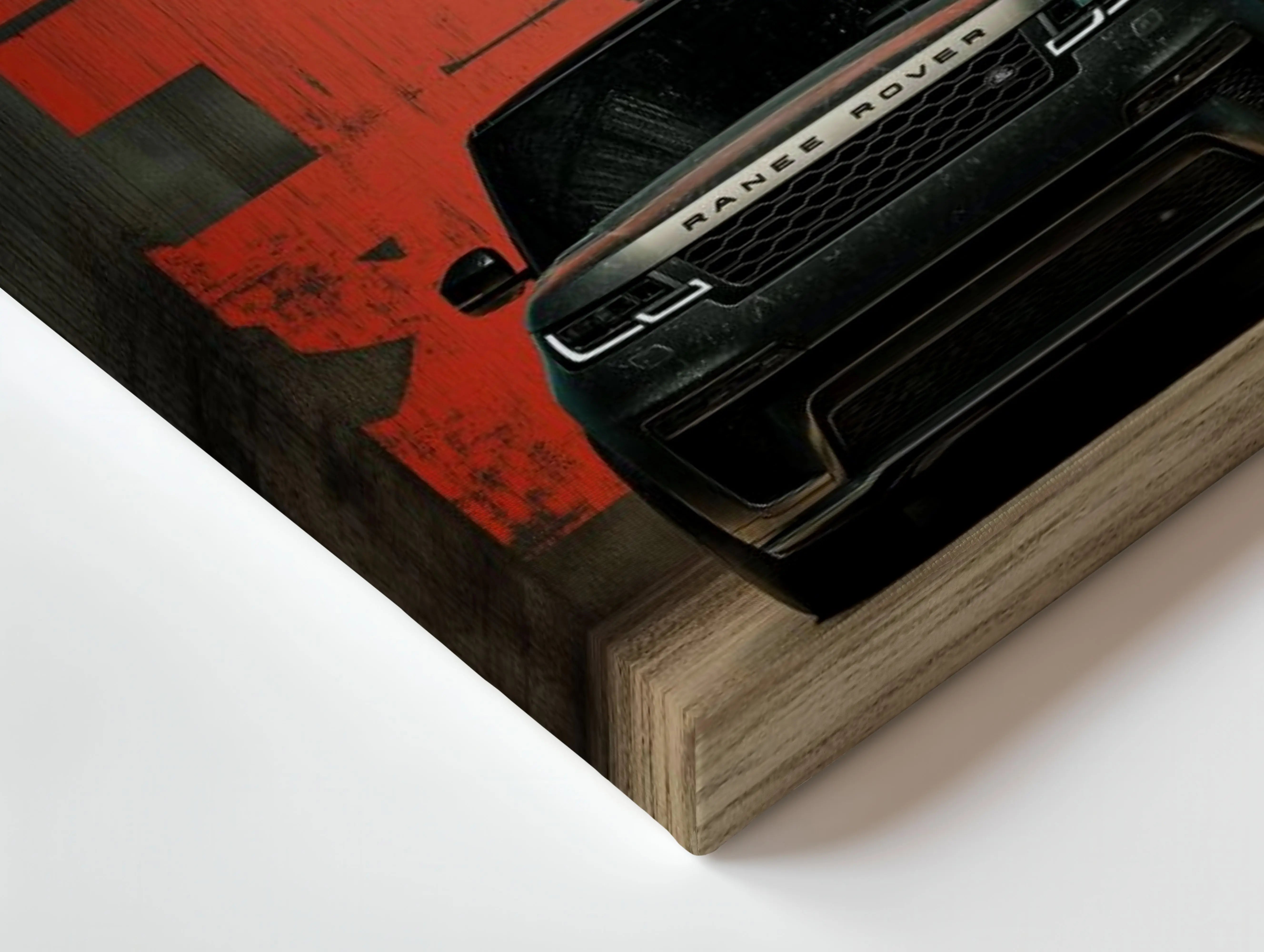 Range Rover Urban Power Wall Art – Luxury SUV Street Style Canvas Frame | Modern Car Poster Pakistan | IBRELIA™ IBRELIA