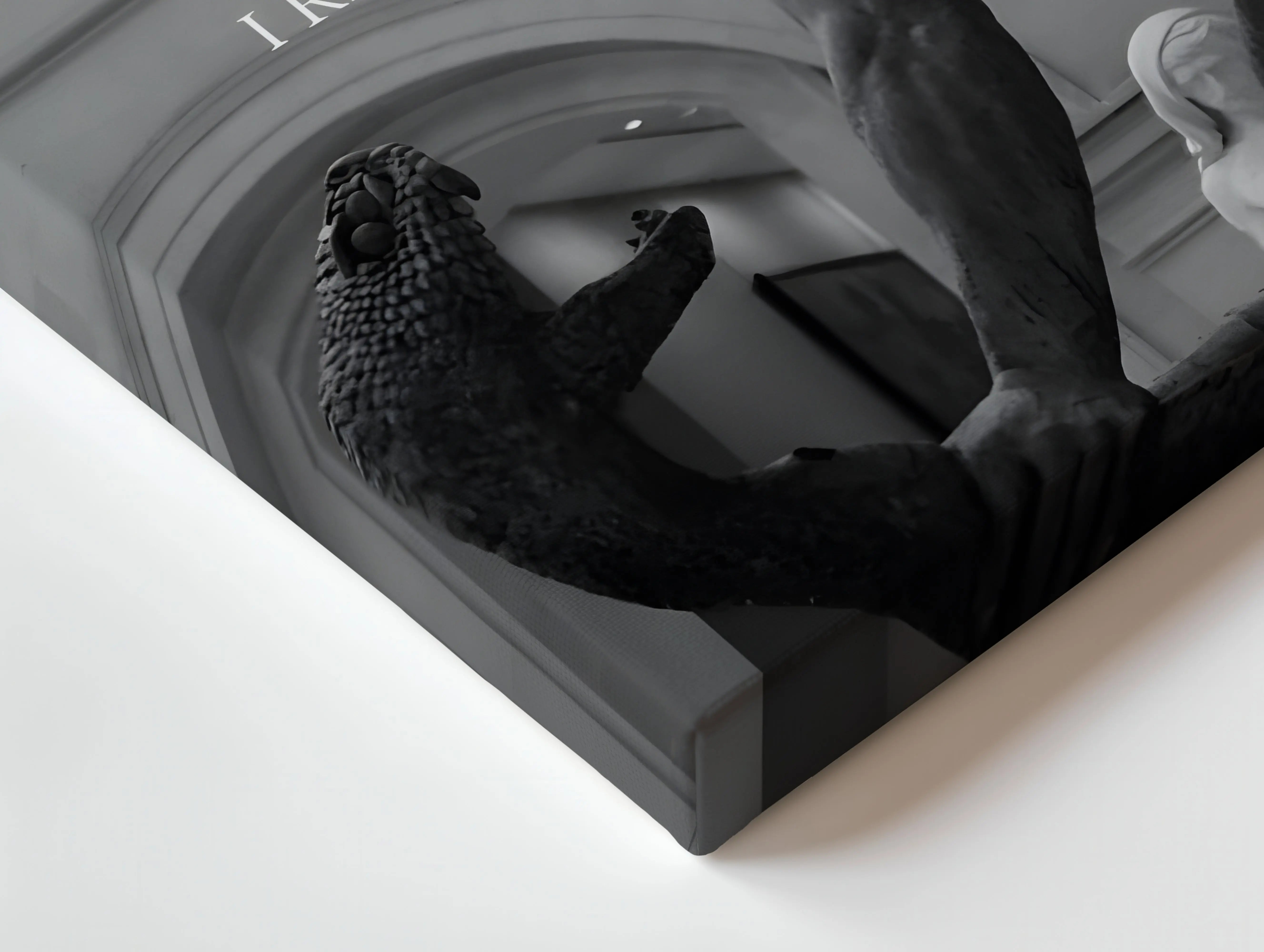 I Refuse To Lose Statue Art – 4K Ultra Wrap Frame Wall Art in Pakistan | IBRELIA™ IBRELIA