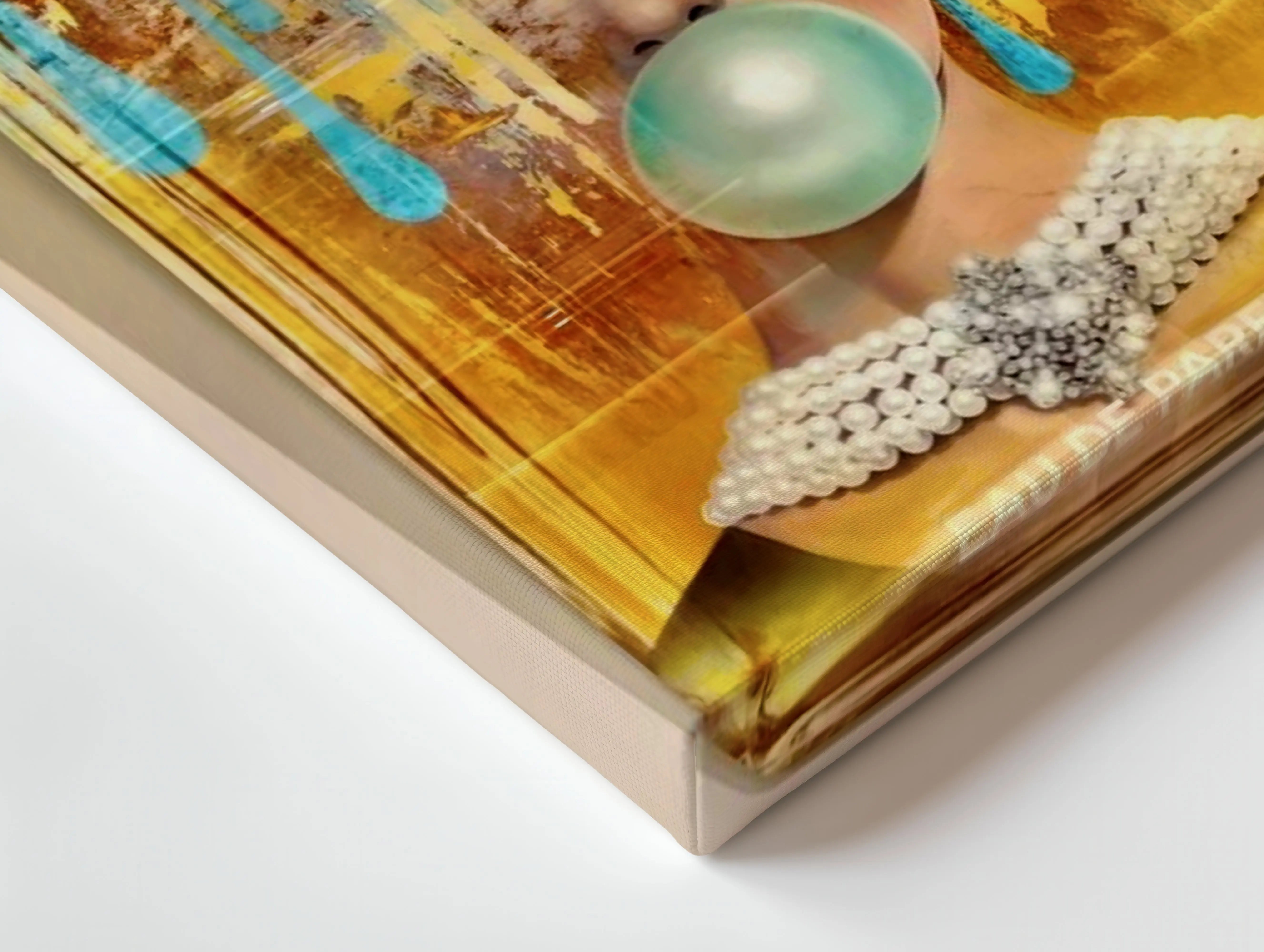 Chanel No.5 Bubble Glam Art – 4K Ultra Wrap Frame Wall Art in Pakistan | IBRELIA™ IBRELIA