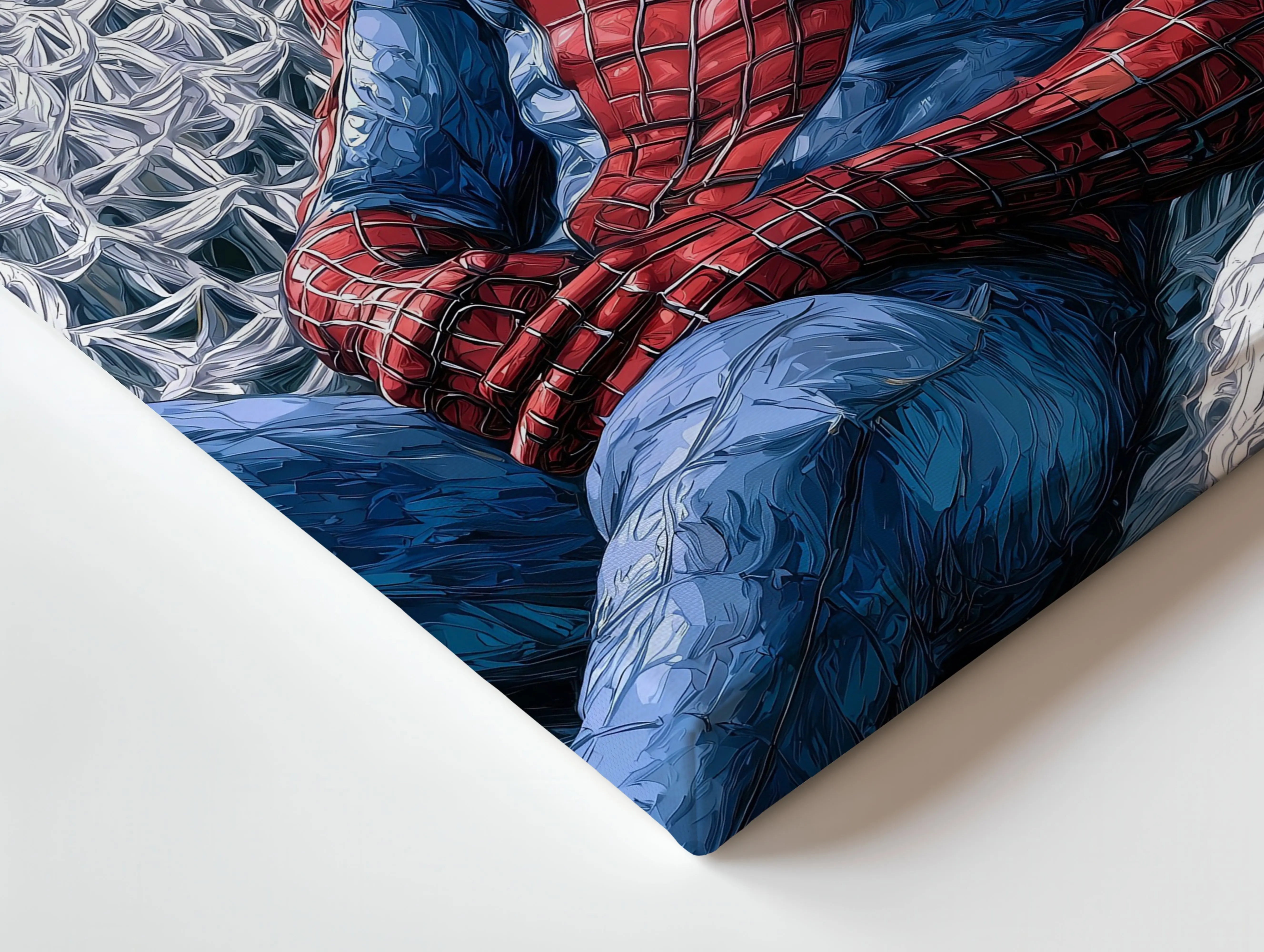 Spider-Man Starry Night Fusion Art – 4K Ultra Wrap Frame Wall Art in Pakistan | IBRELIA™ IBRELIA