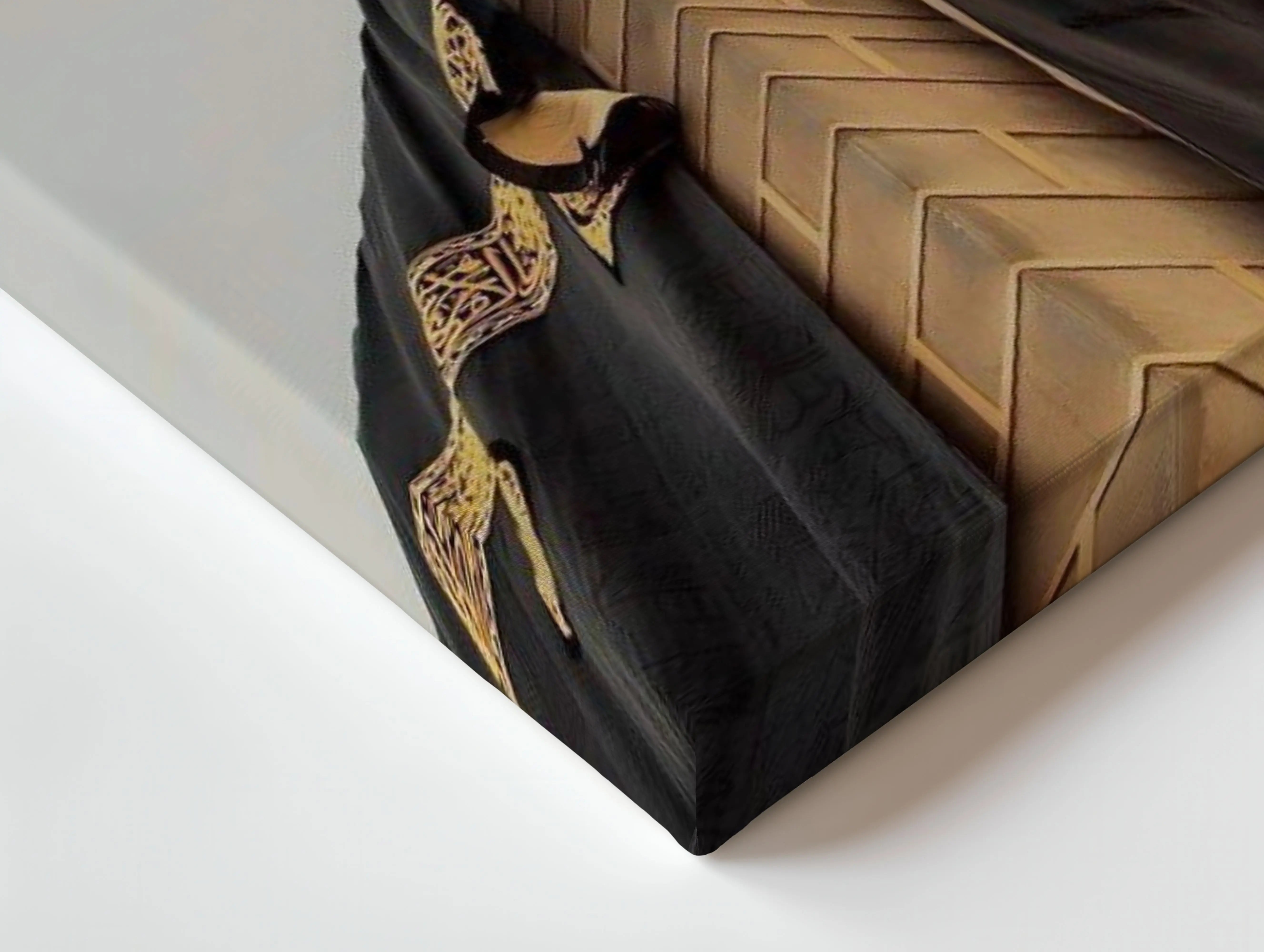 Rabbana Dua Islamic Wall Art – Kaaba Perspective | 4K Ultra Wrap Frame Wall Art in Pakistan | IBRELIA™ IBRELIA