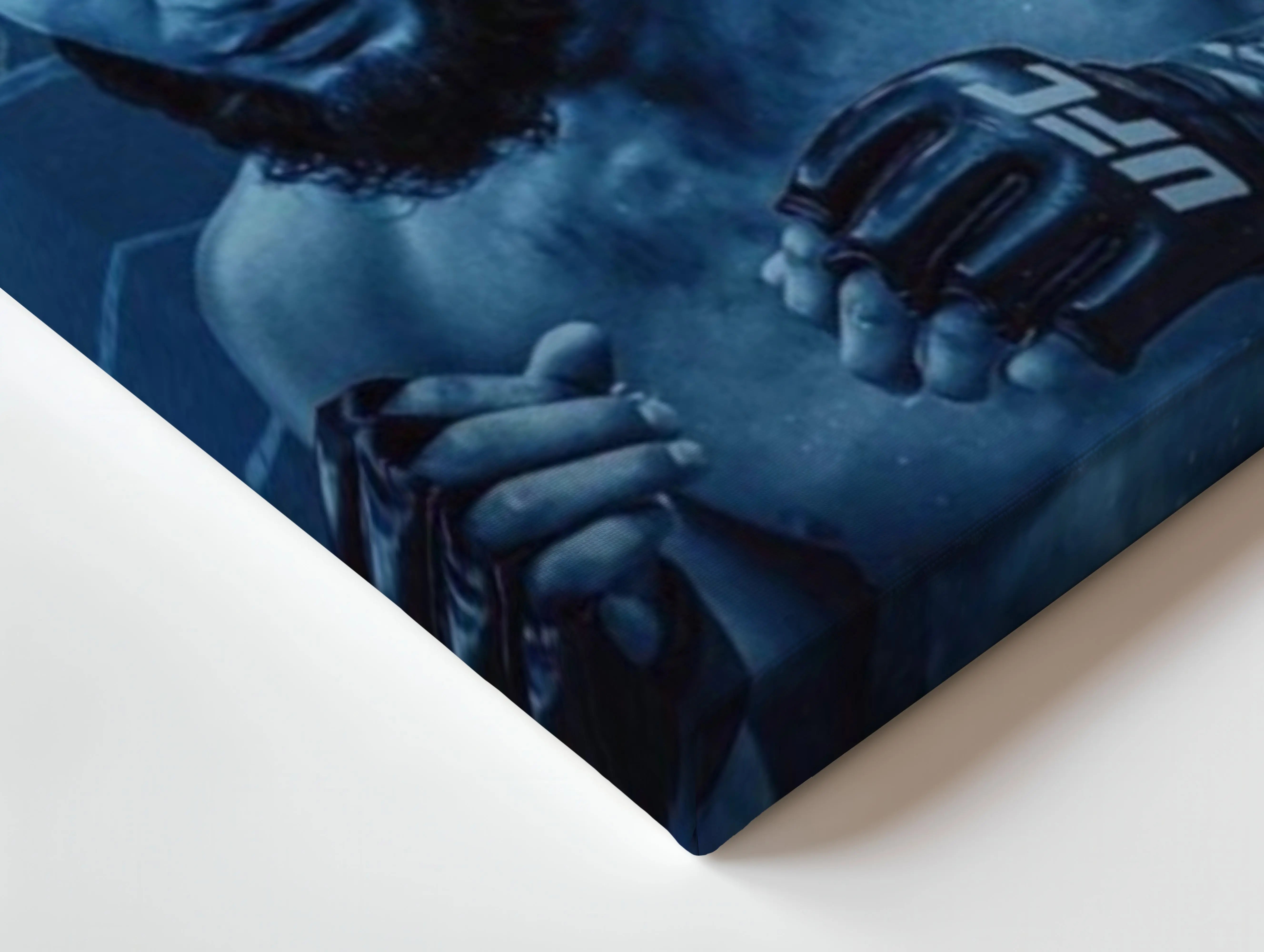 Alpha Wolf Fighter Art – 4K Ultra Wrap Frame Wall Art in Pakistan | IBRELIA™ IBRELIA