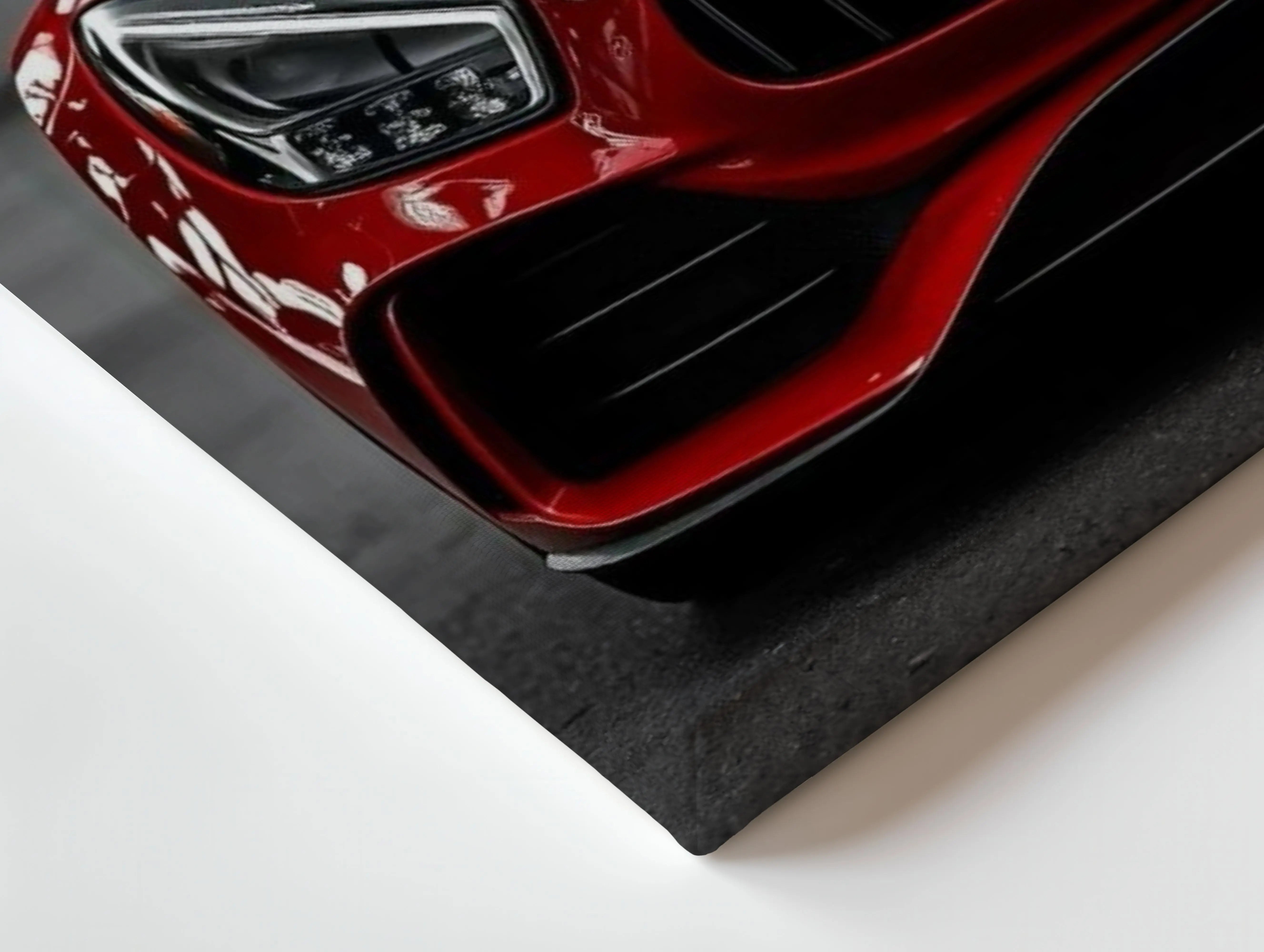 Red AMG Performance Front Art – 4K Ultra Wrap Frame Wall Art in Pakistan | IBRELIA™ IBRELIA