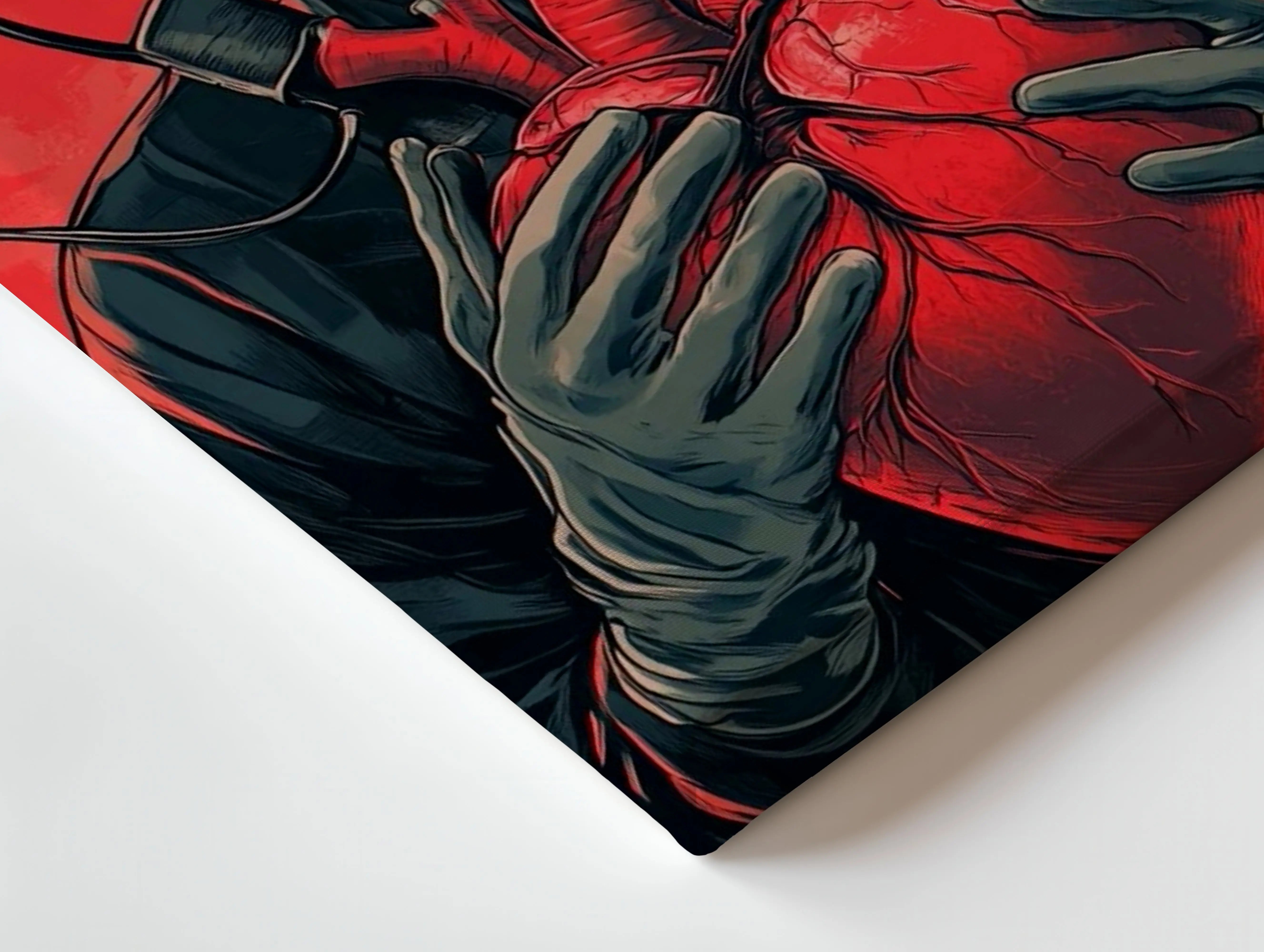 Toxic Love Heart Art – 4K Ultra Wrap Frame Wall Art in Pakistan | IBRELIA™ IBRELIA