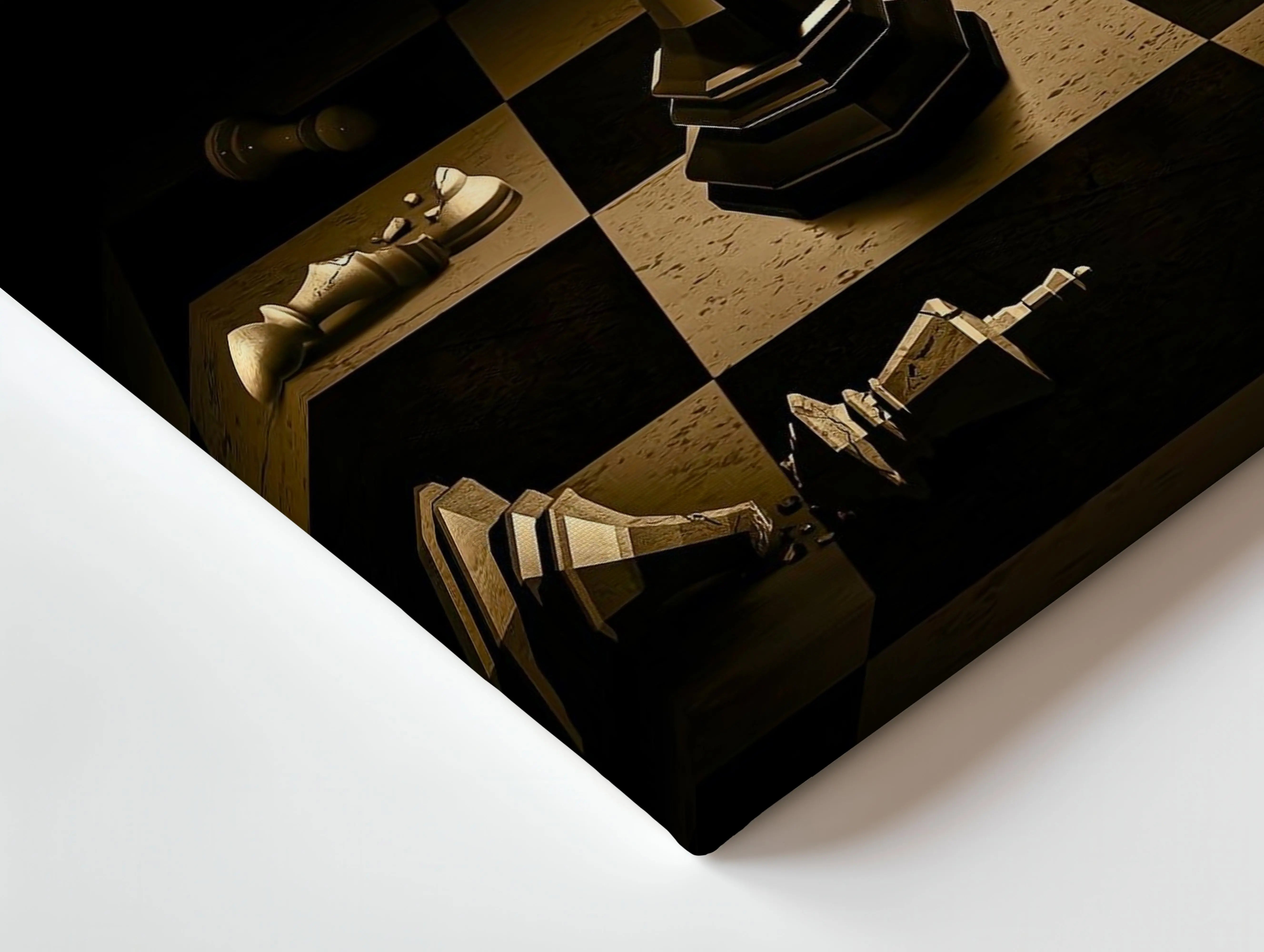 The Godfather Chess Power Art – 4K Ultra Wrap Frame Wall Art in Pakistan | IBRELIA™ IBRELIA