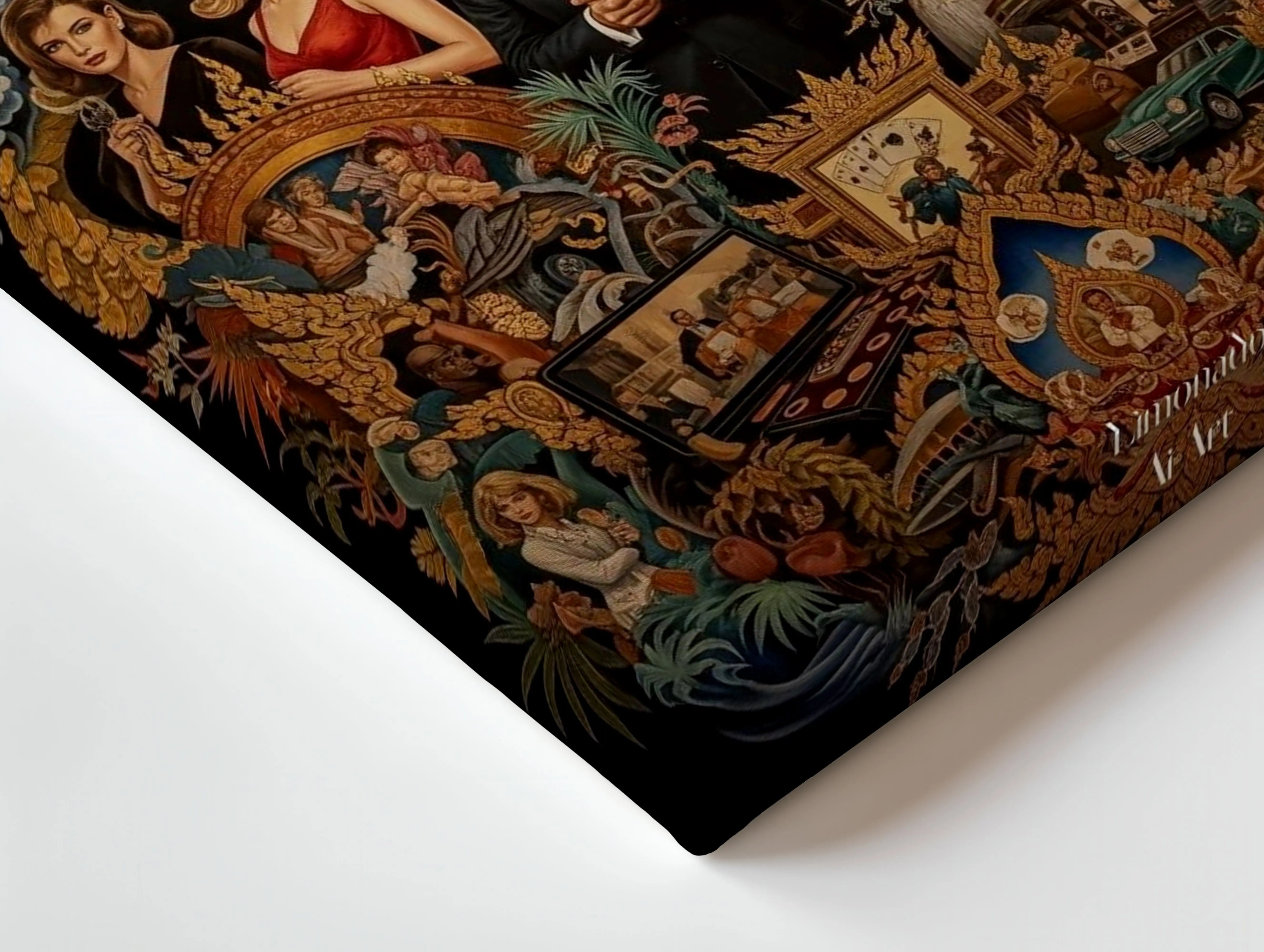 James Bond Legacy Collage – 007 Cinematic 4K Ultra Wrap Frame Wall Art in Pakistan | IBRELIA™ IBRELIA