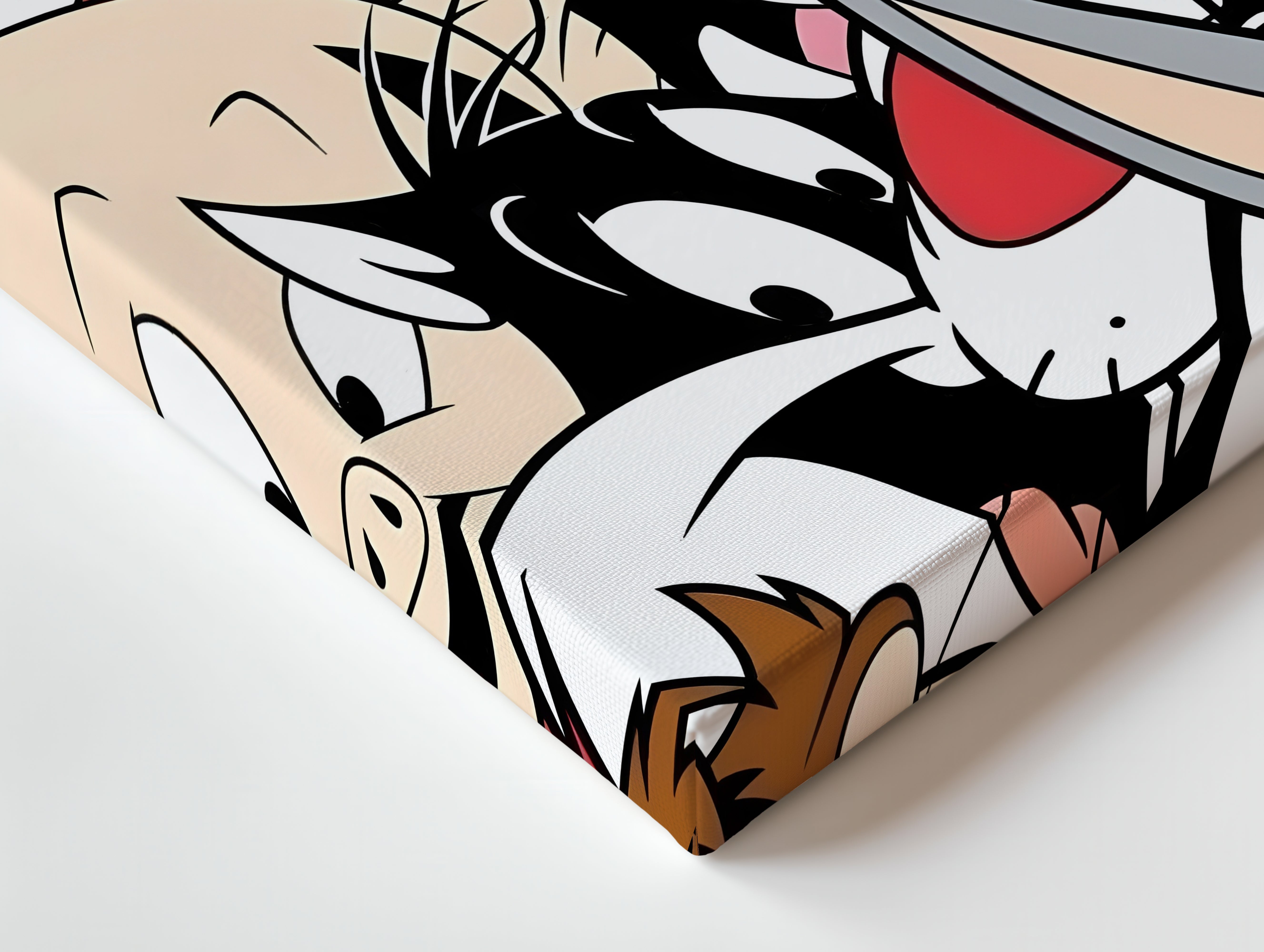 Classic Cartoon Chaos Collage – 4K Ultra Wrap Frame Wall Art in Pakistan | IBRELIA™