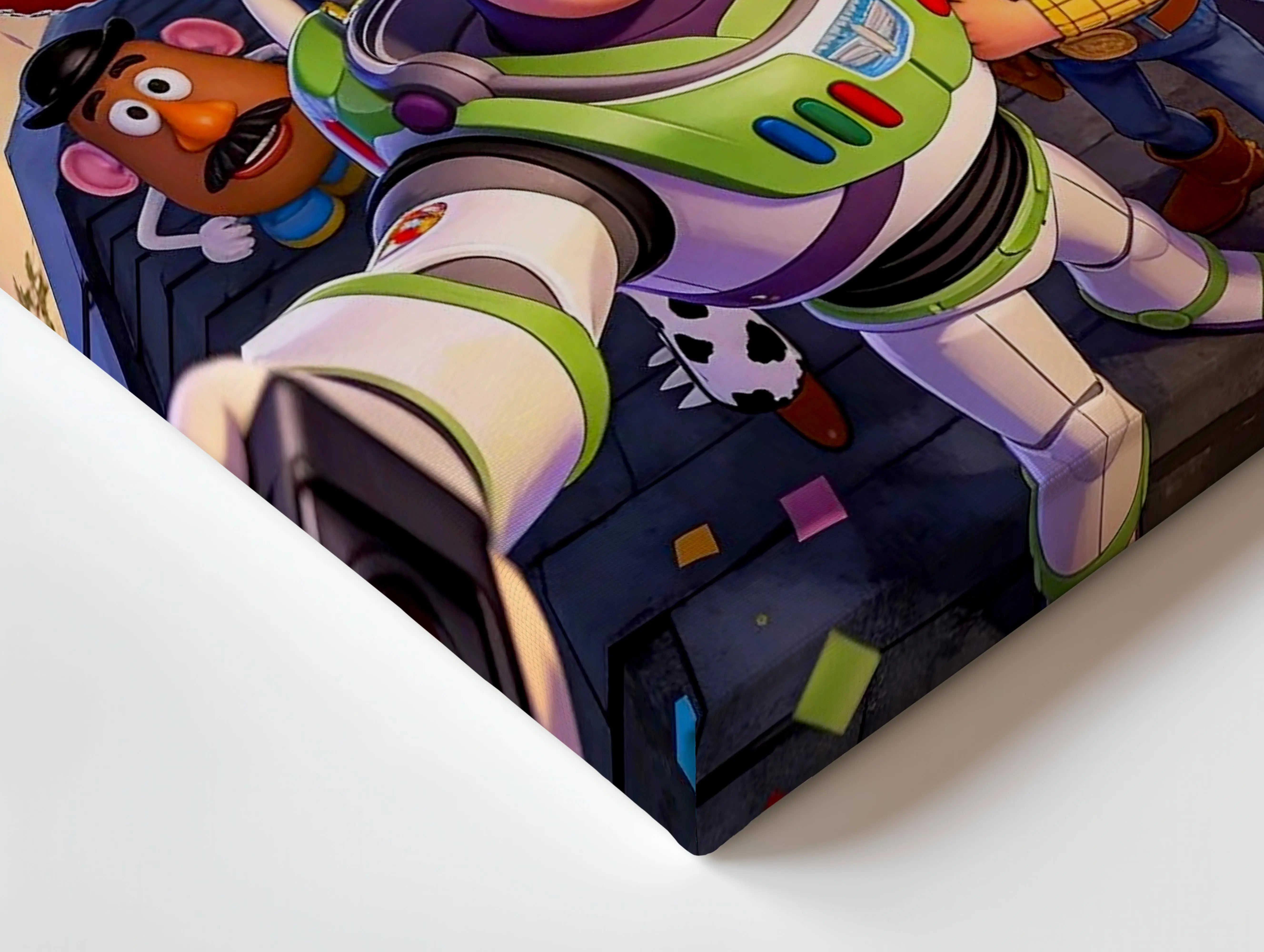 Toy Story Celebration Wall Art – Animated Characters Canvas Frame | Fun Kids Room Decor Pakistan | IBRELIA™ IBRELIA