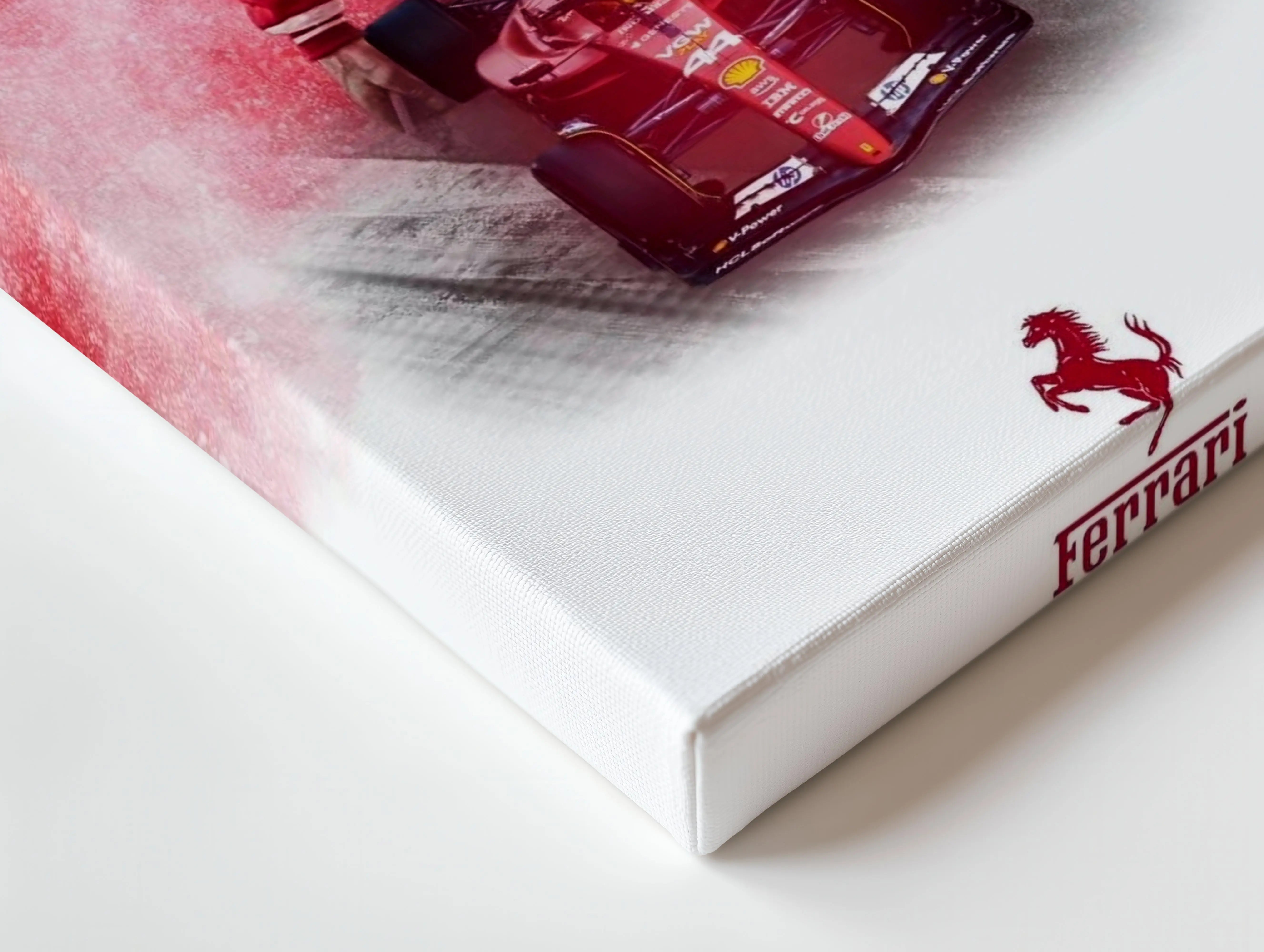 Lewis Hamilton Ferrari Legacy Wall Art – Formula 1 Racing Canvas Frame Pakistan | F1 Champion Poster | IBRELIA™ IBRELIA