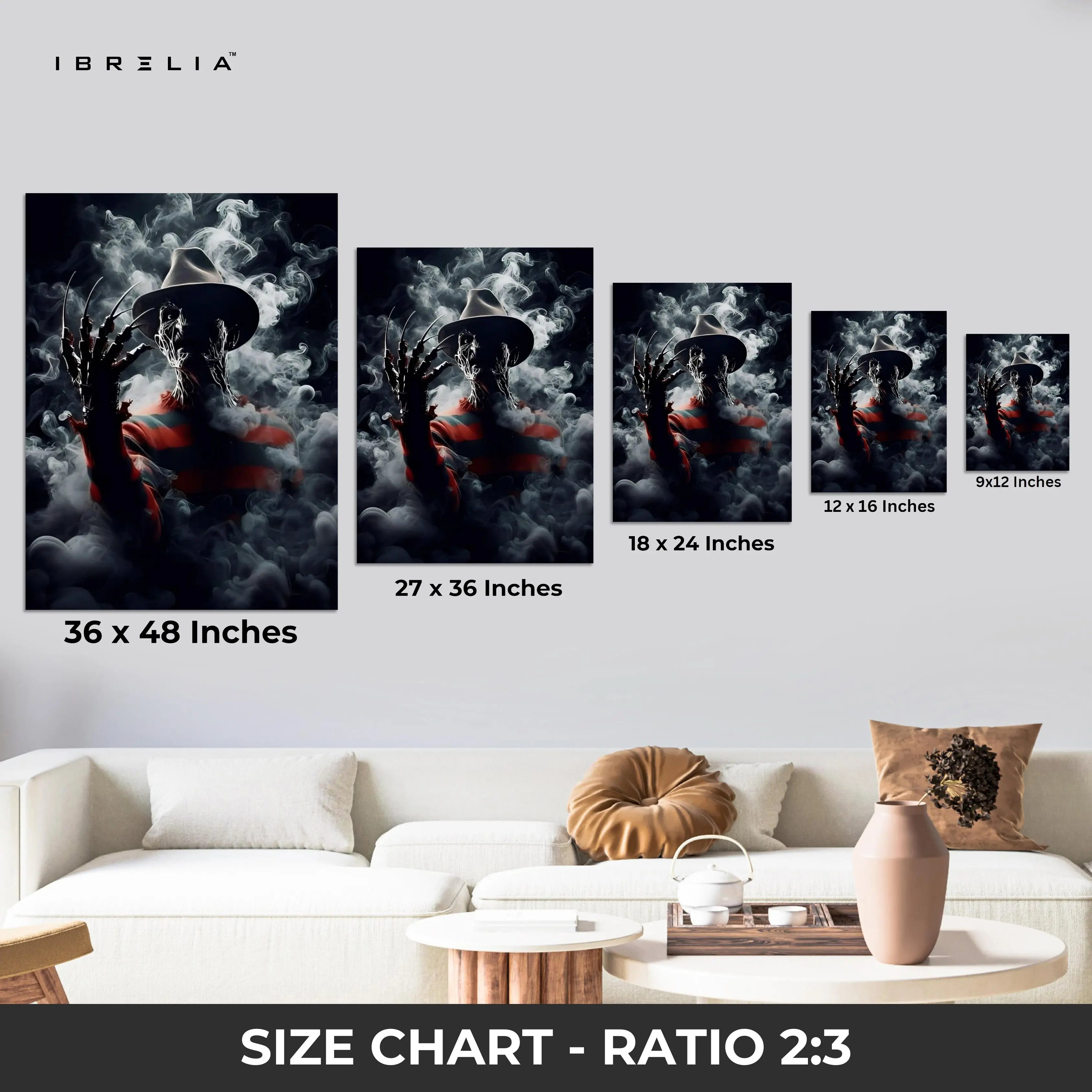 Nightmare Shadow Claw Art – 4K Ultra Wrap Frame Wall Art in Pakistan | IBRELIA™ IBRELIA