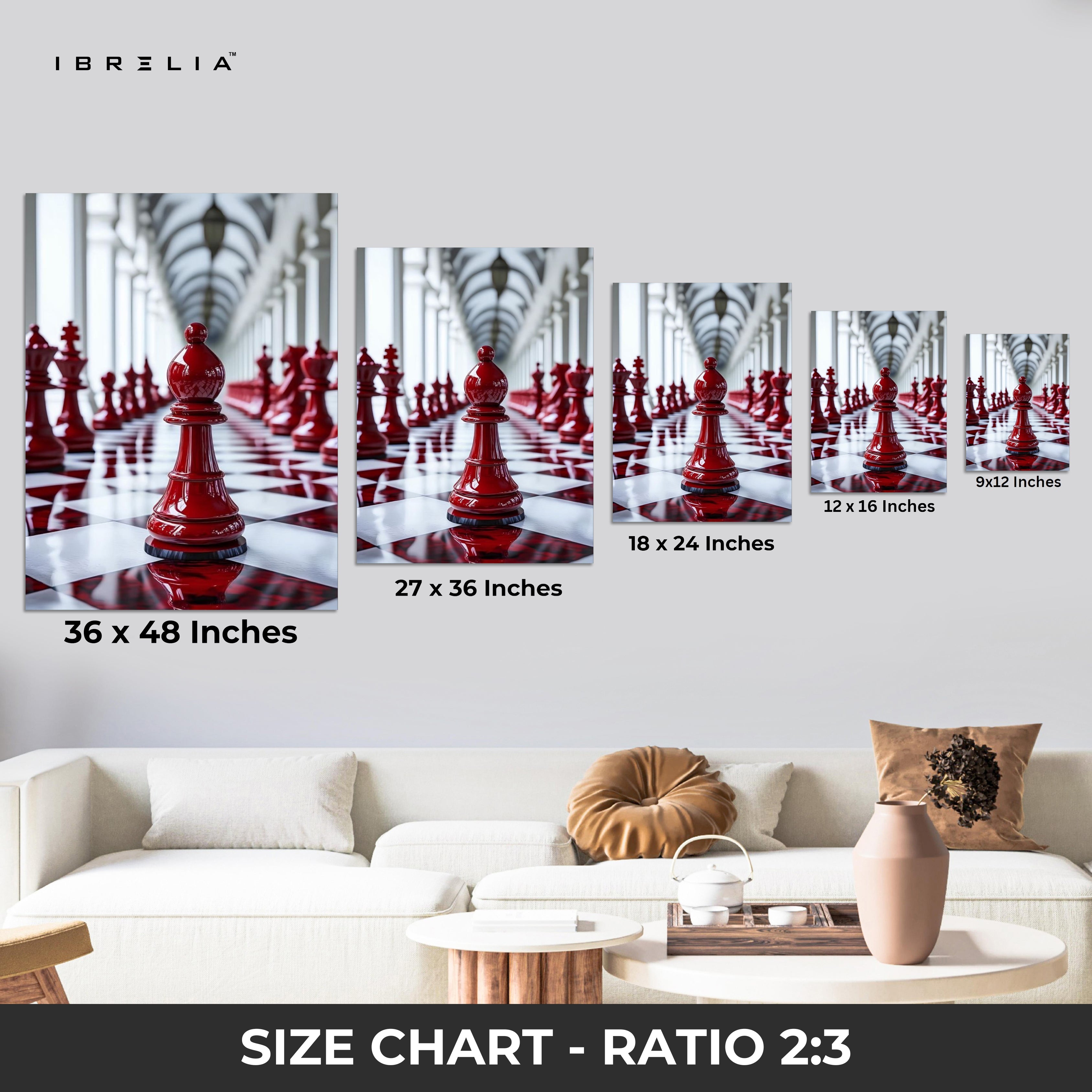 Red Queen Strategy Art – 4K Ultra Wrap Frame Wall Art in Pakistan | IBRELIA™