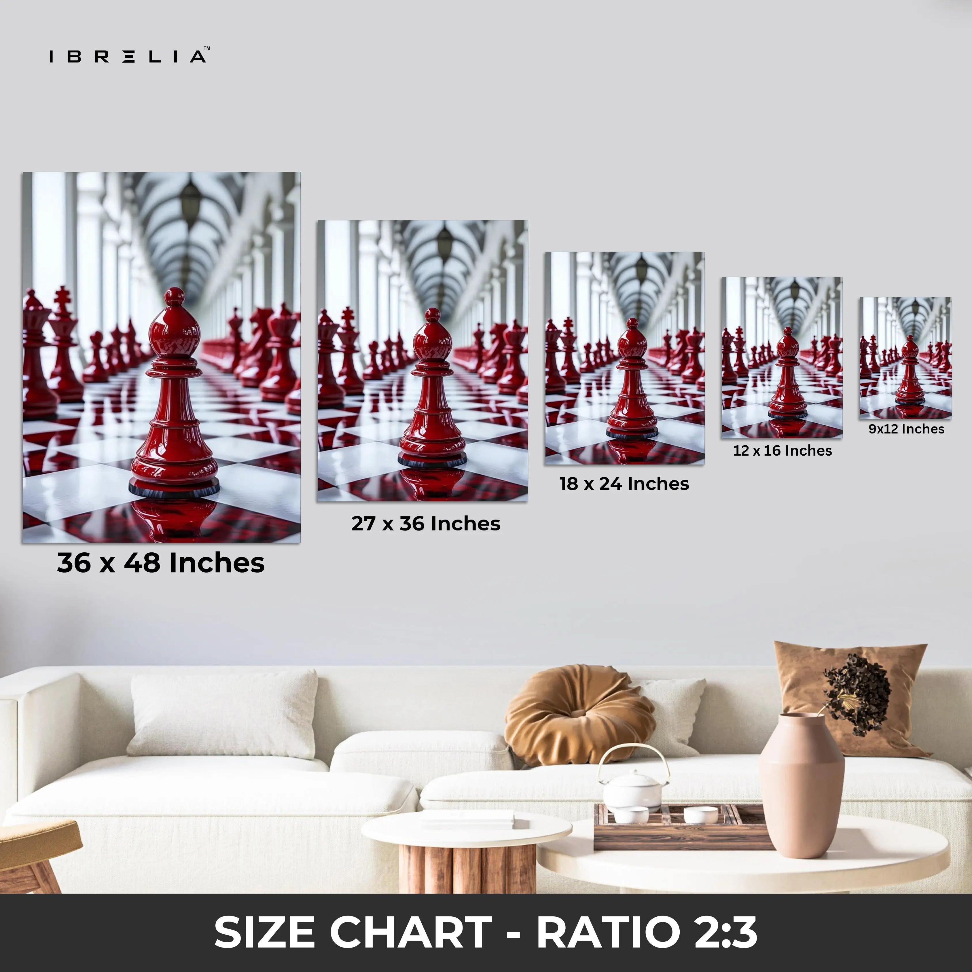 Red Queen Strategy Art – 4K Ultra Wrap Frame Wall Art in Pakistan | IBRELIA™ IBRELIA