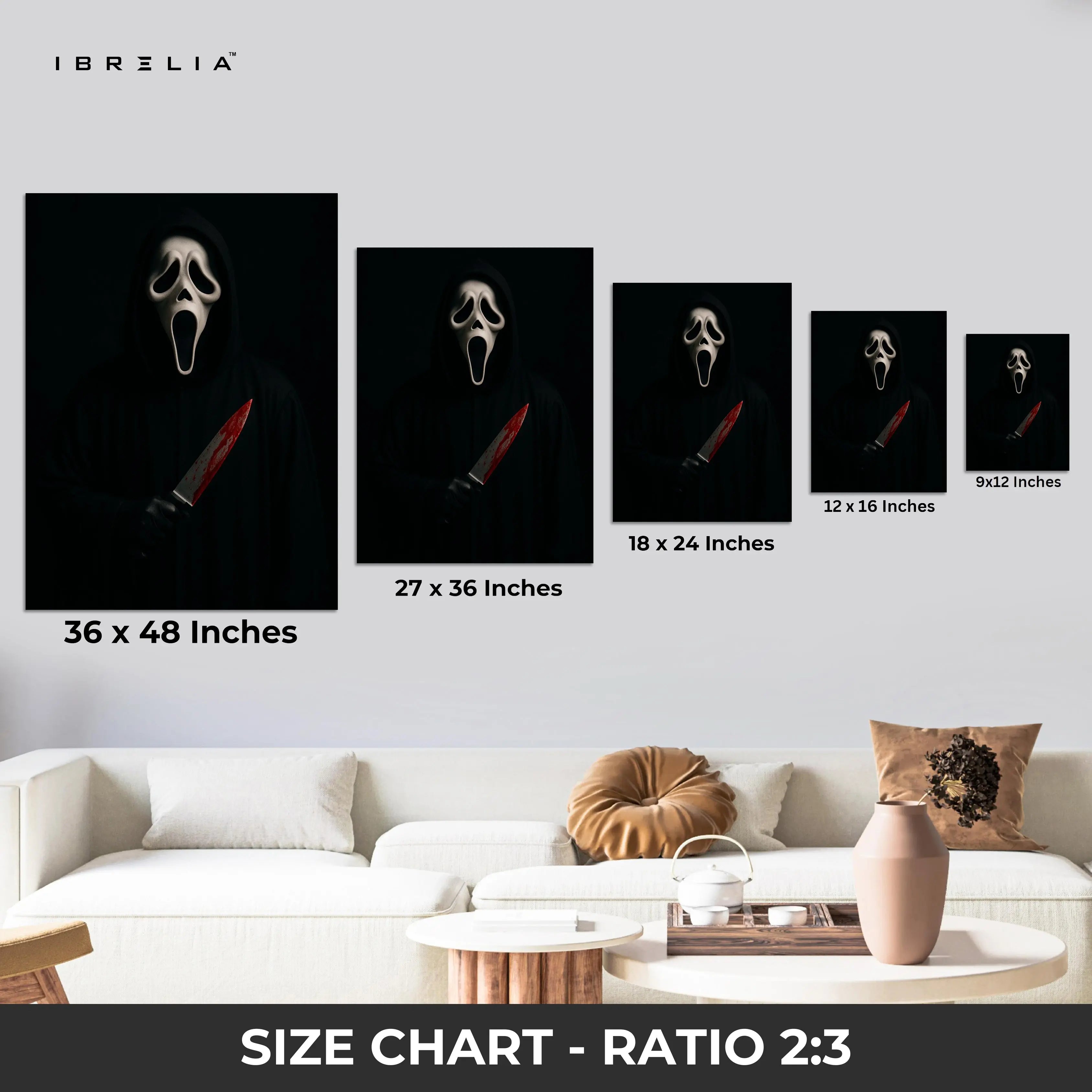 Silent Scream Noir – Dark Psychological Horror Art | 4K Ultra Wrap Frame Wall Art in Pakistan | IBRELIA™ IBRELIA