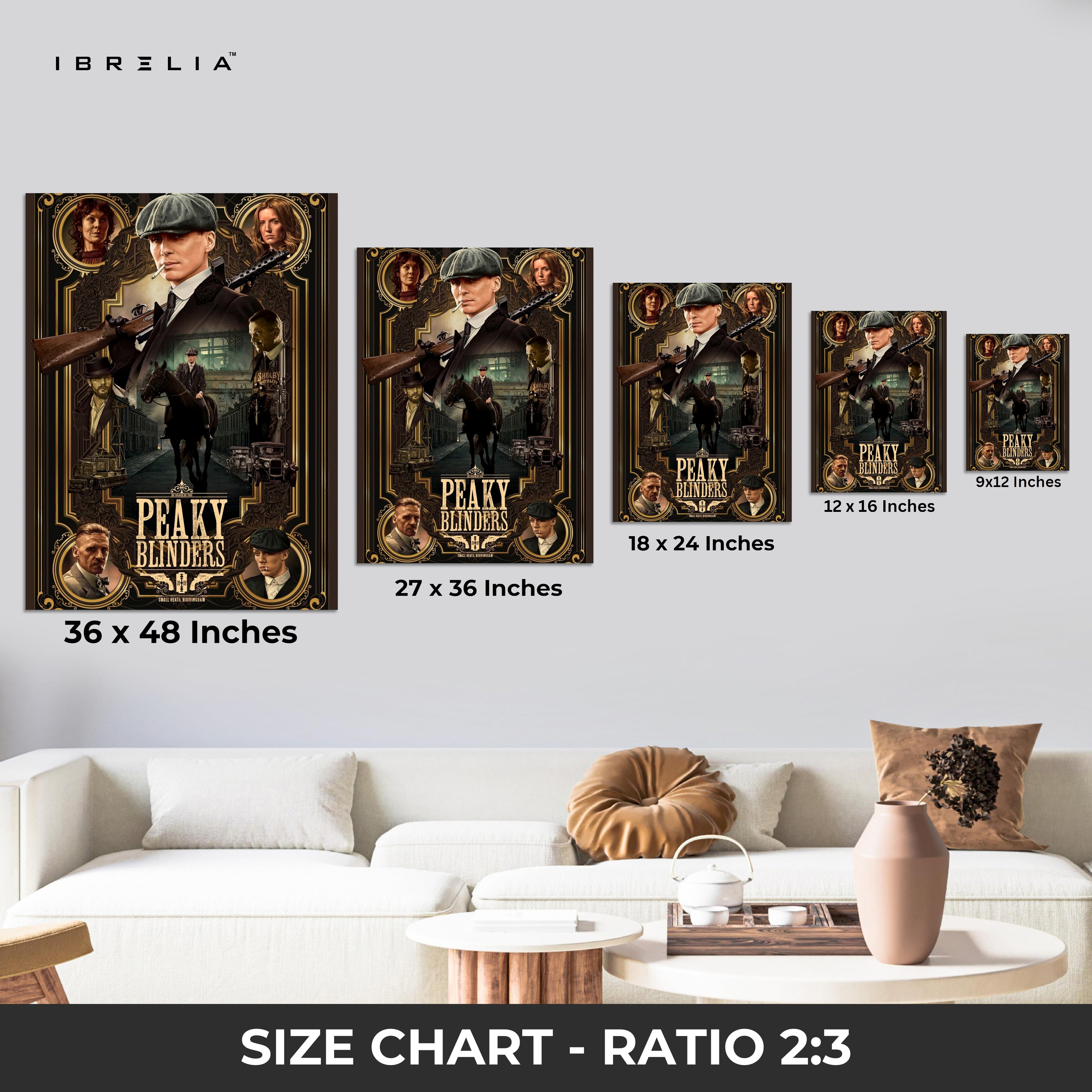 Peaky Blinders Legacy Portrait – Cinematic Gangster 4K Ultra Wrap Frame Wall Art in Pakistan | IBRELIA™