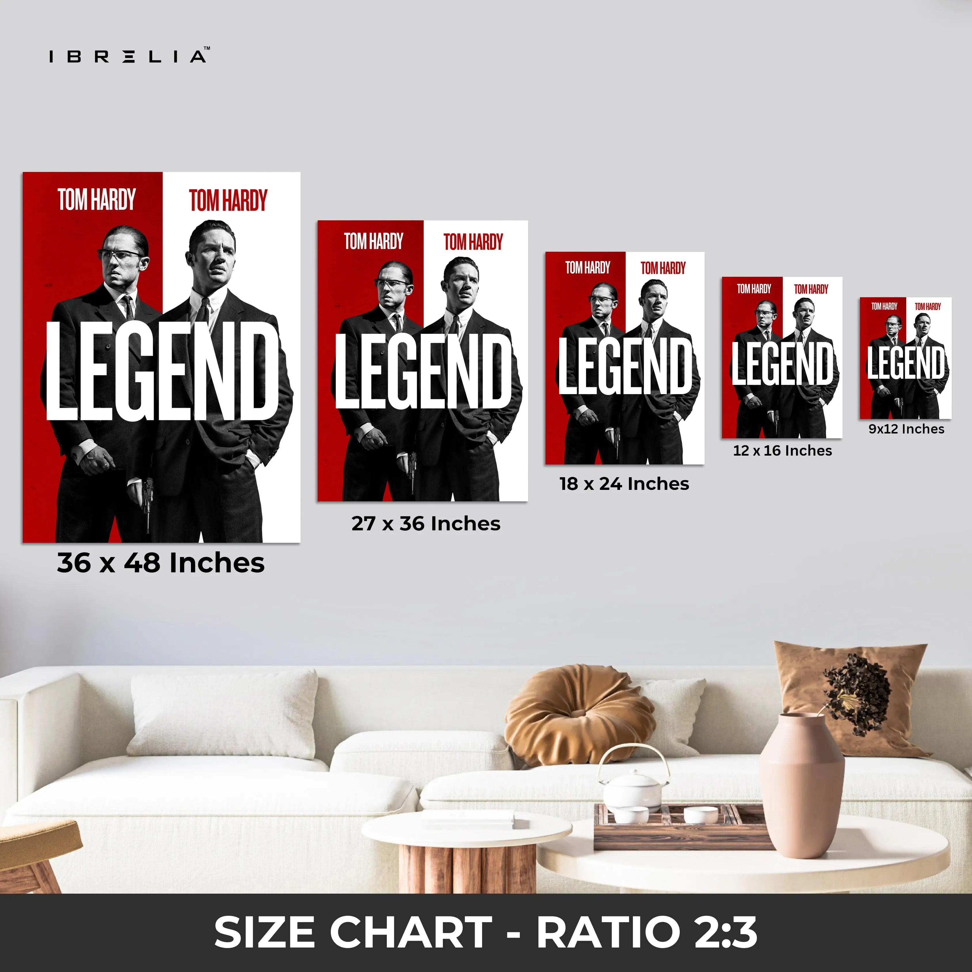 Legend Movie Twin Power Art – 4K Ultra Wrap Frame Wall Art in Pakistan | IBRELIA™ IBRELIA