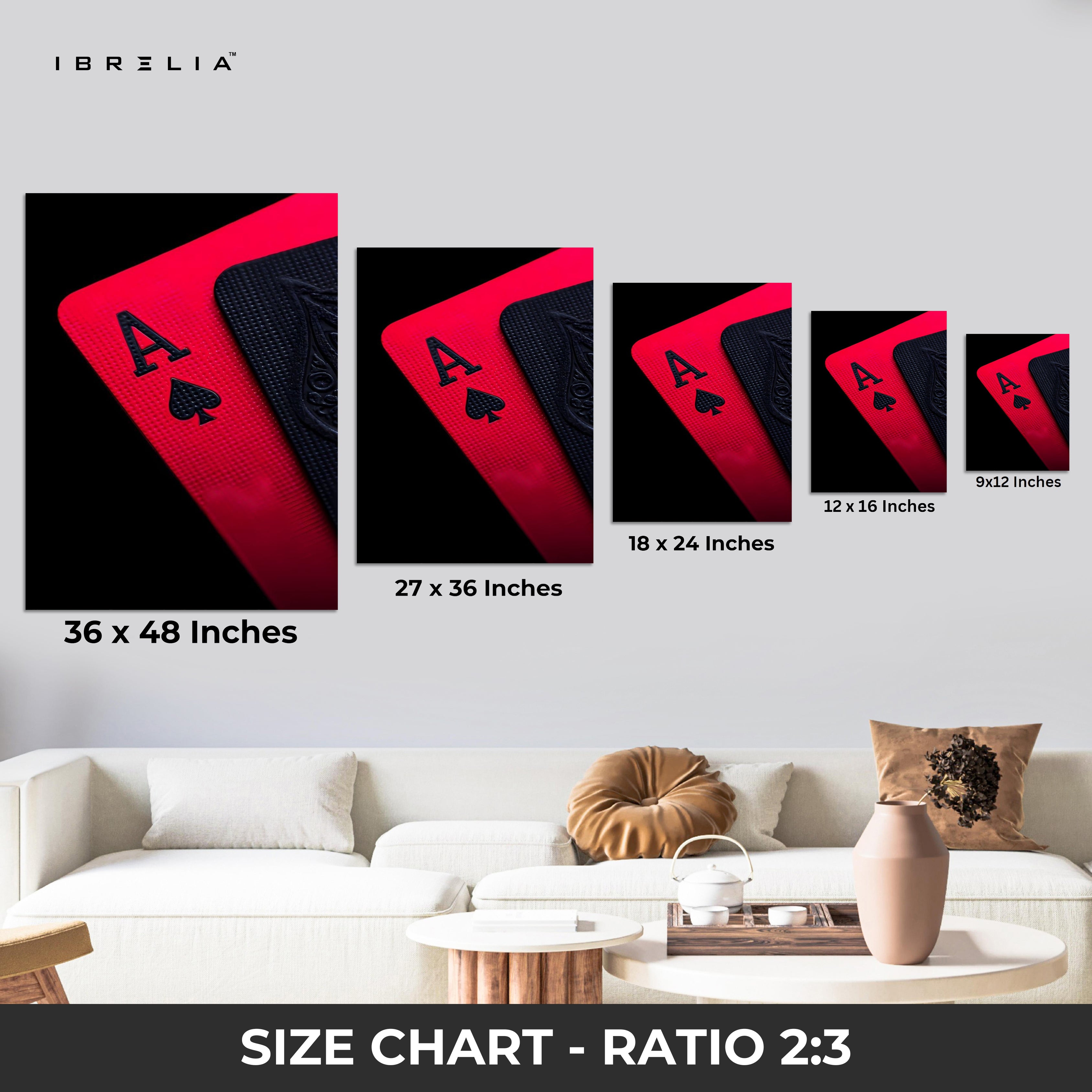 Ace of Spades Power Card – 4K Ultra Wrap Frame Wall Art in Pakistan | IBRELIA™