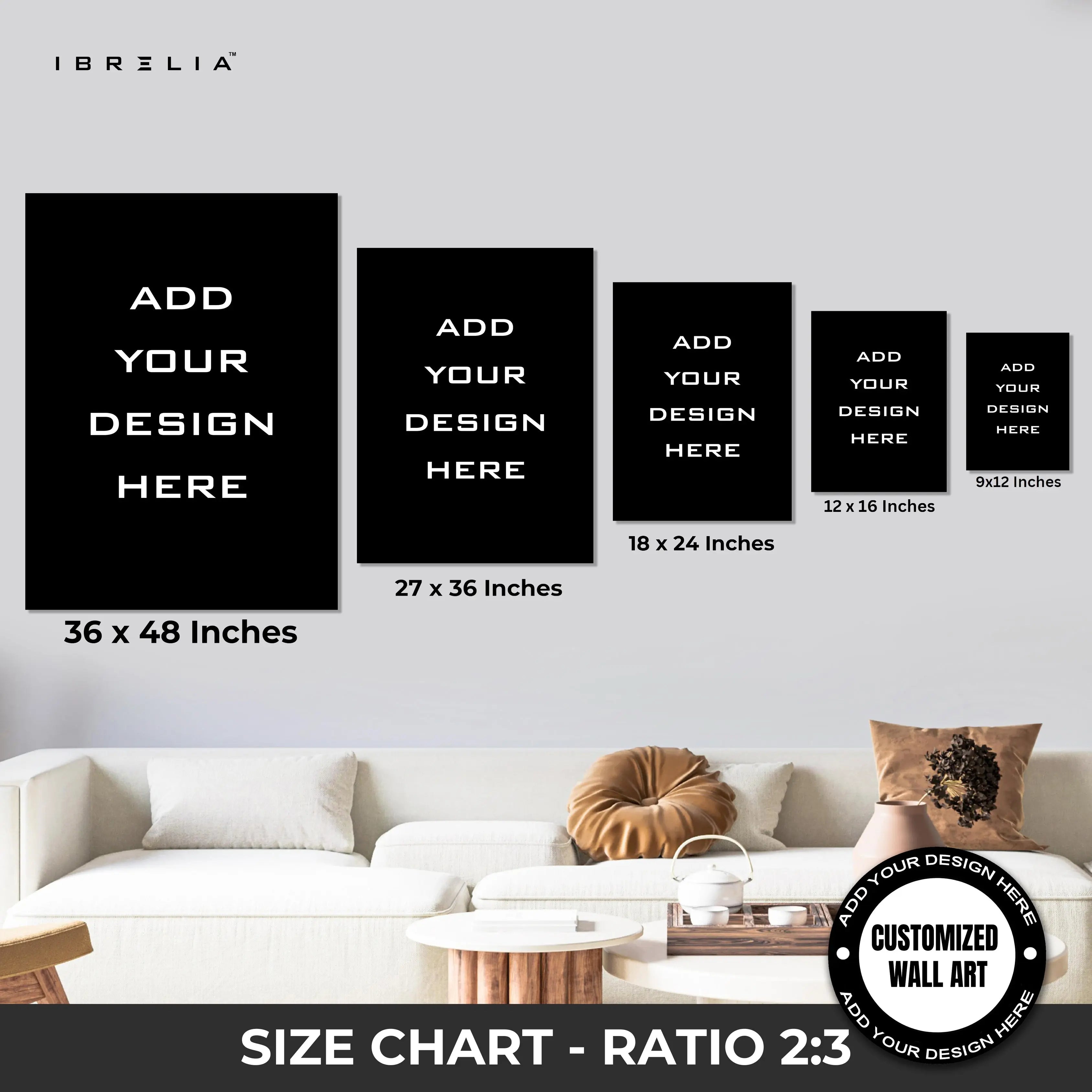 Custom Wall Art – Add Your Own Design | Personalized 4K Ultra Wrap Frame Wall Art in Pakistan | IBRELIA™ IBRELIA