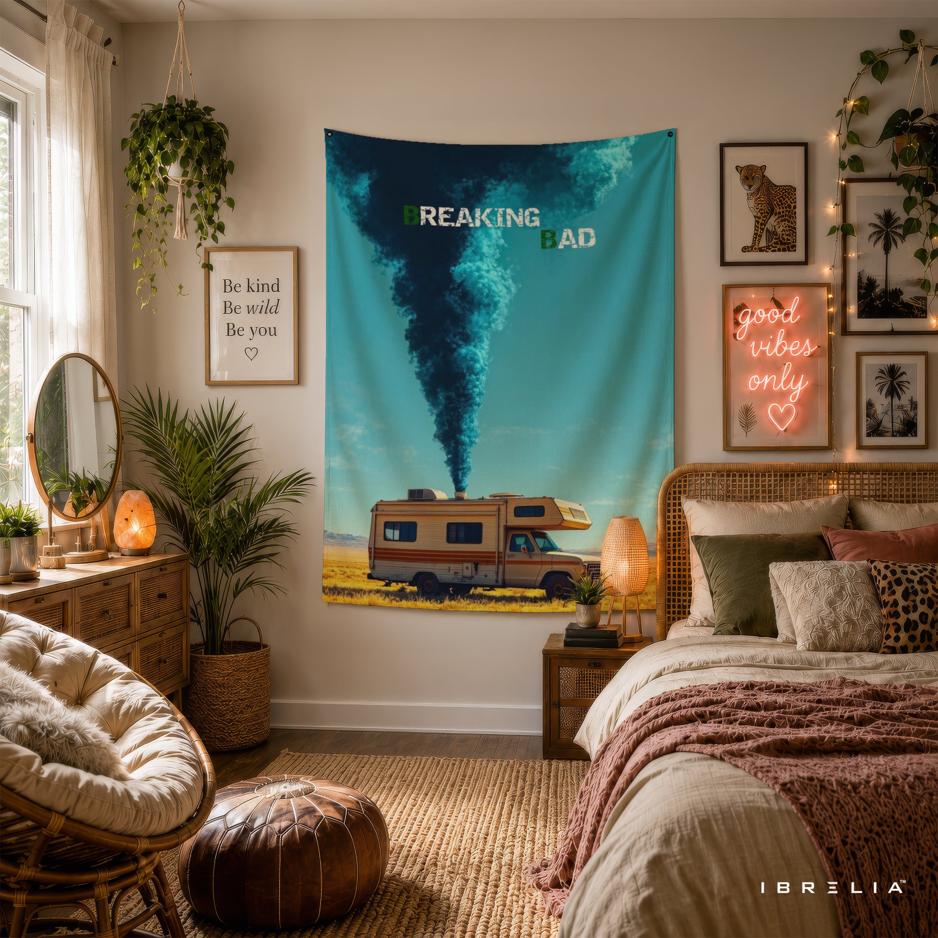 Breaking Bad RV Desert Wall Tapestry – Crystal Ship TV Series Room Decor