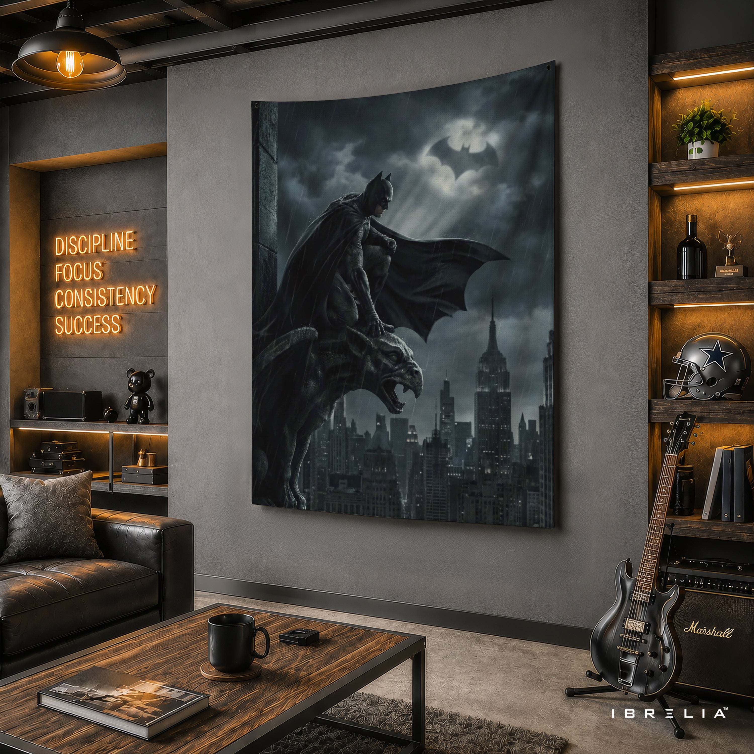 Batman Gotham Guardian Wall Tapestry – Premium Superhero Wall Hanging & Home Decor in Pakistan