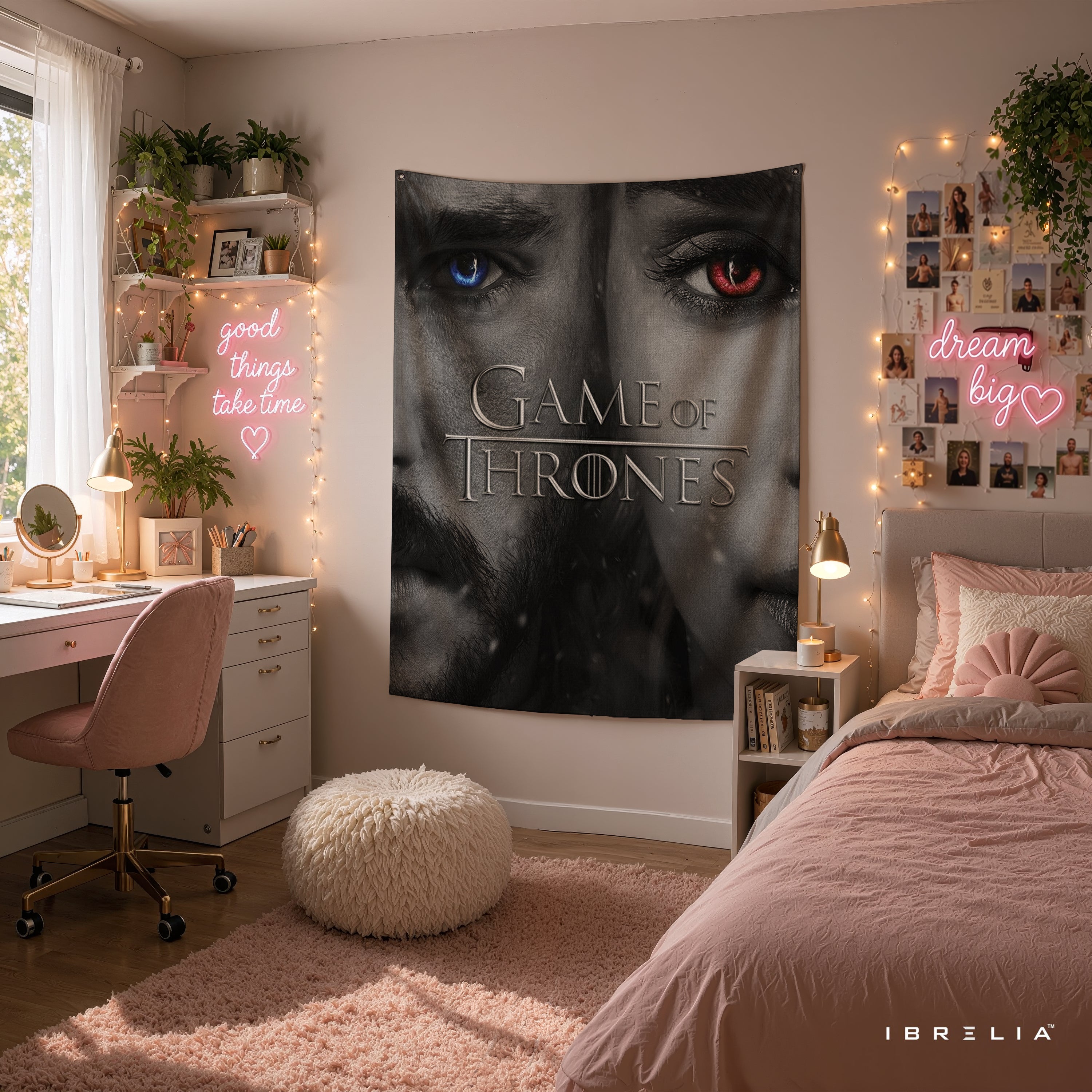 Game of Thrones Wall Tapestry | Premium Heavyweight Jute Fabric Wall Hanging