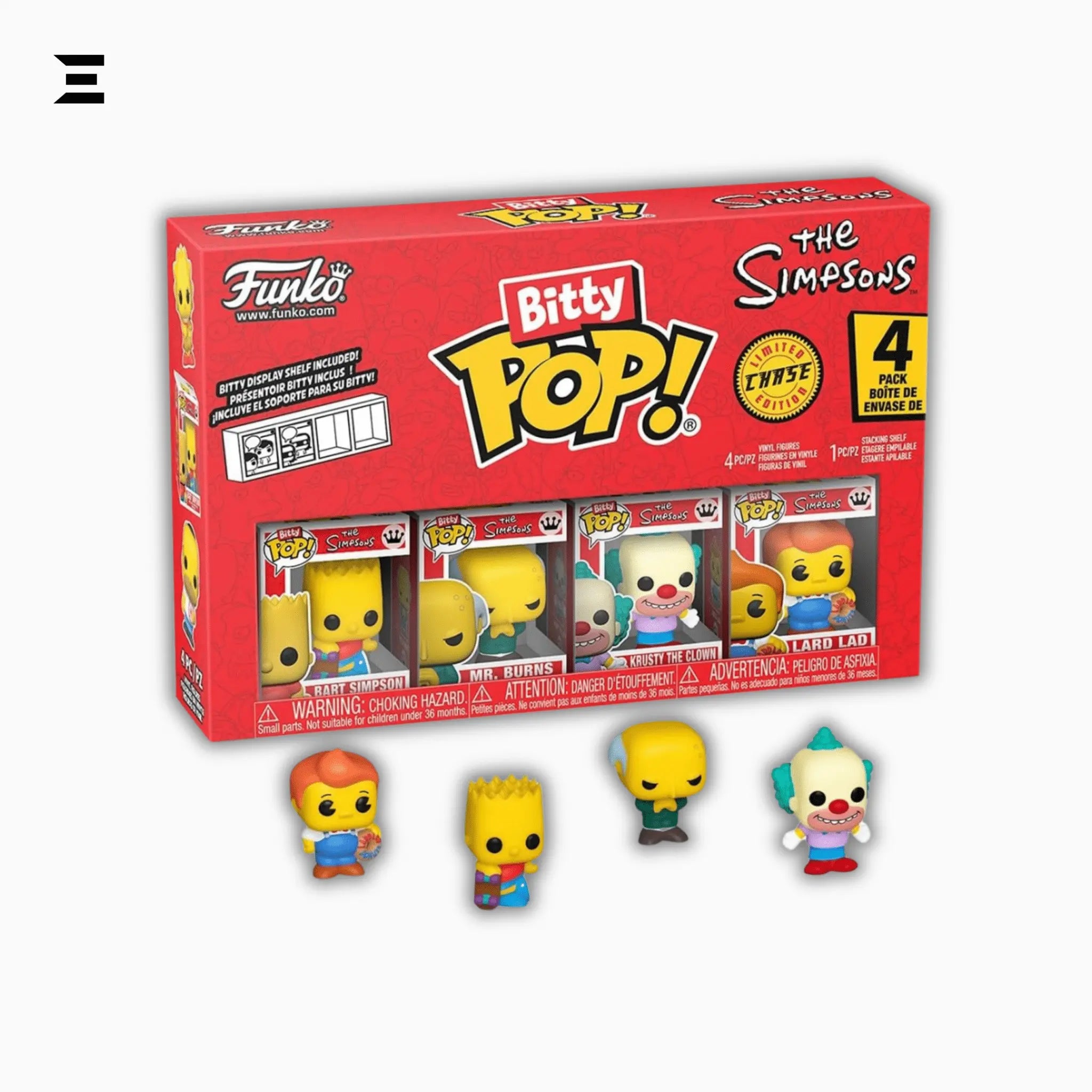 Funko Bitty Pop! The Simpsons 4 - Pack – Bart, Mr. Burns, Krusty & Mystery Mini | IBRELIA™ Collectibles - IBRELIA