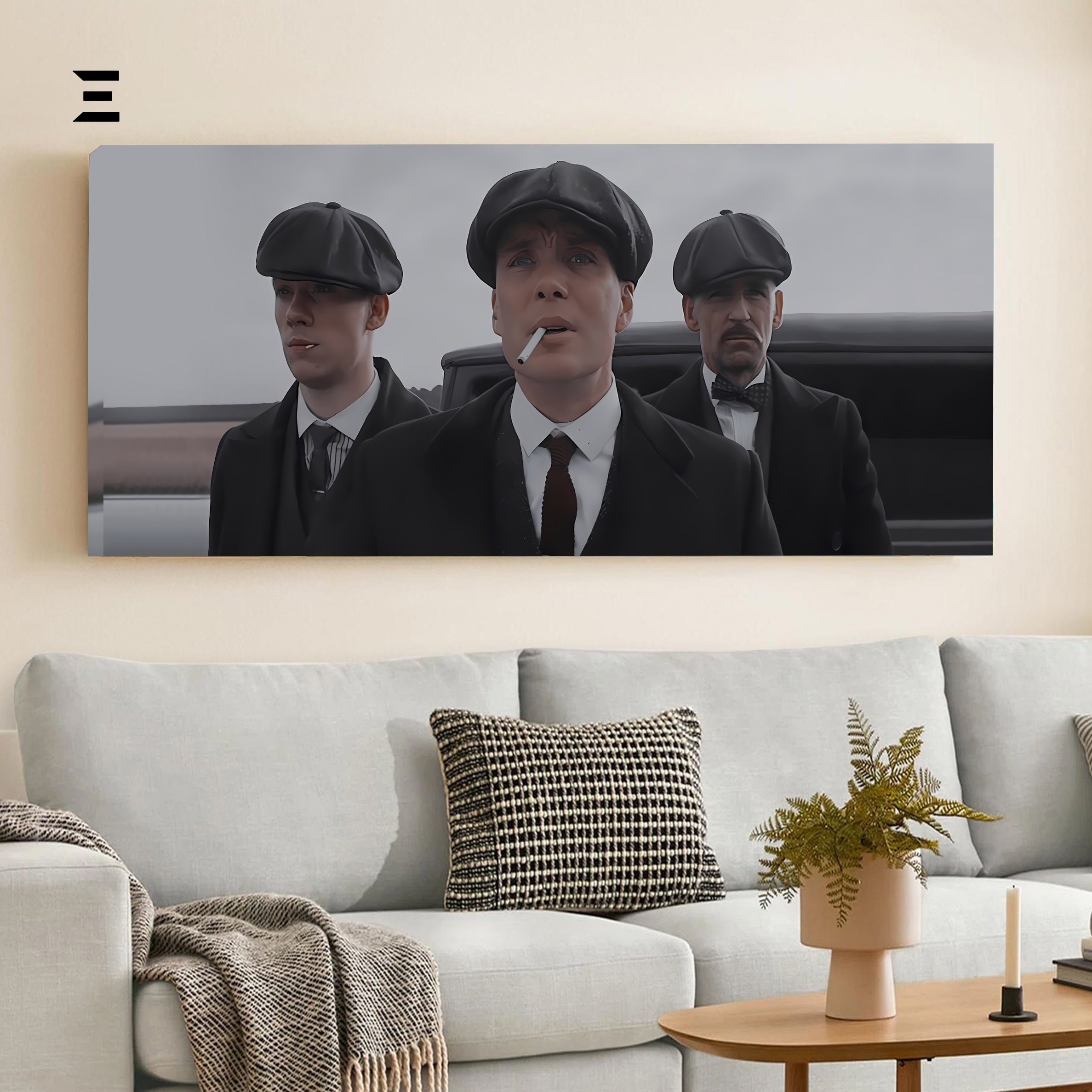 Ultra Wide Wall Art – Peaky Gang Street Vintage Edition | IBRELIA™