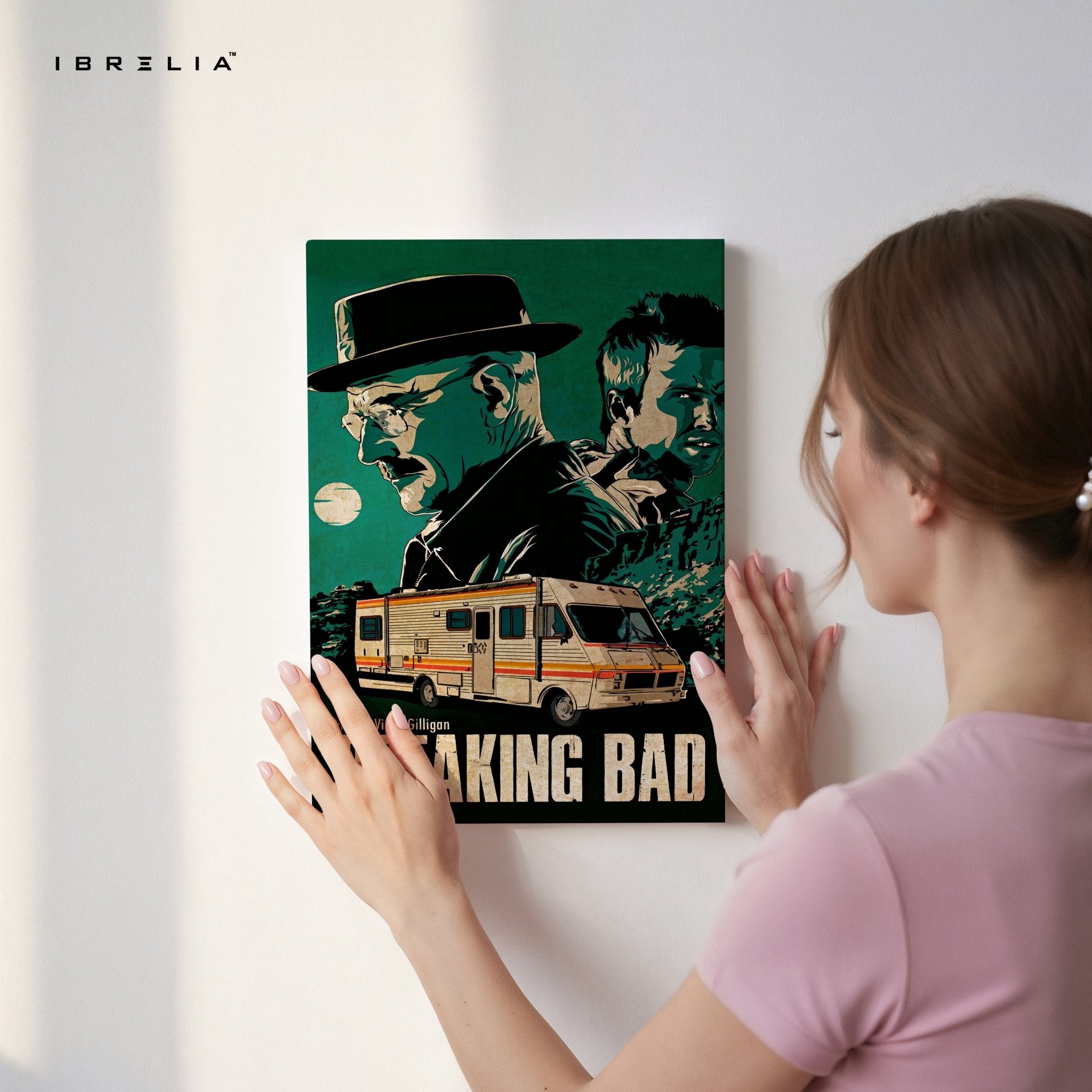 Breaking Bad “Heisenberg & Jesse” Classic Edition – 4K Ultra Wrap Frame Wall Art in Pakistan | IBRELIA™ - IBRELIA