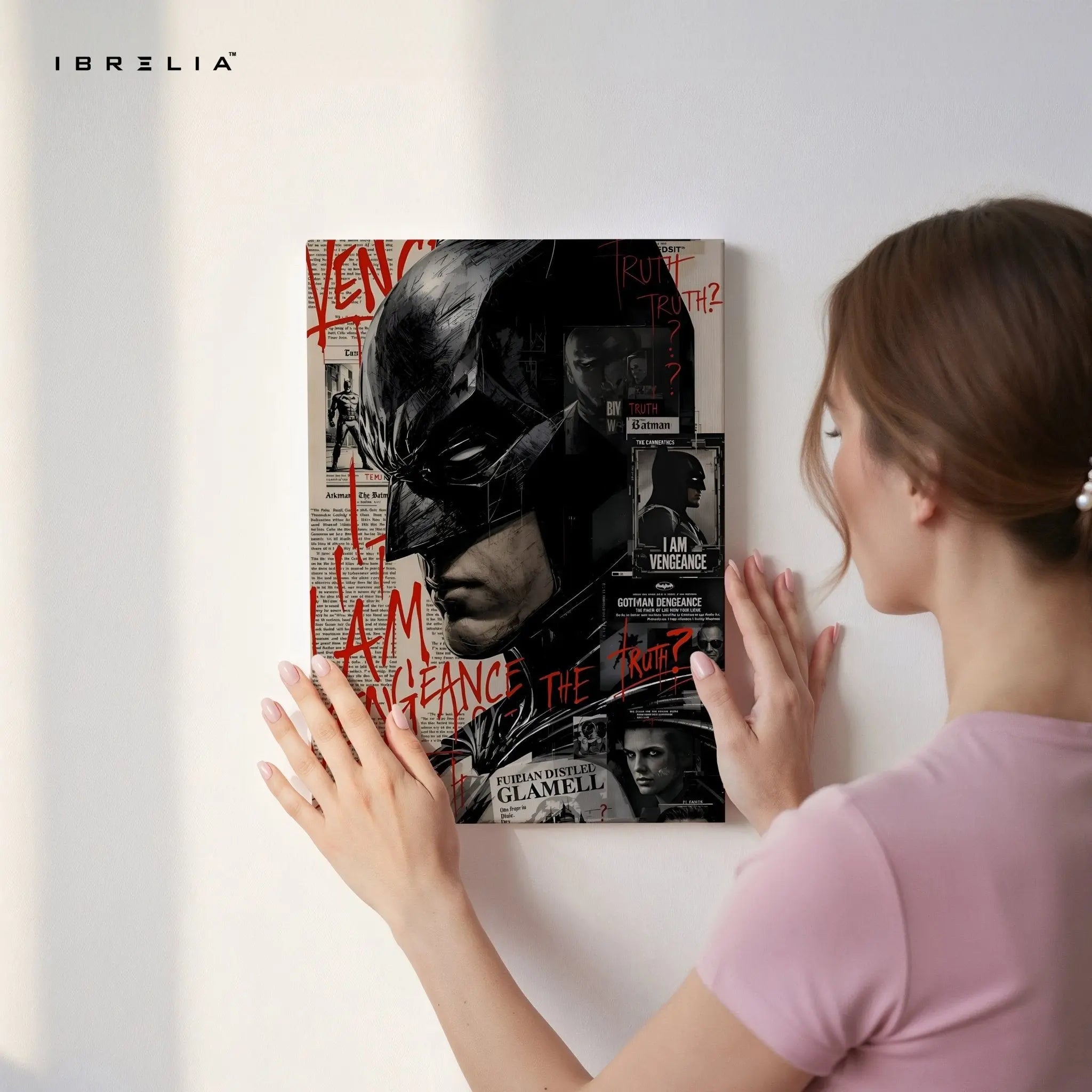 Batman Vengeance Edition – 4K Ultra Wrap Frame Wall Art in Pakistan | IBRELIA™ - IBRELIA