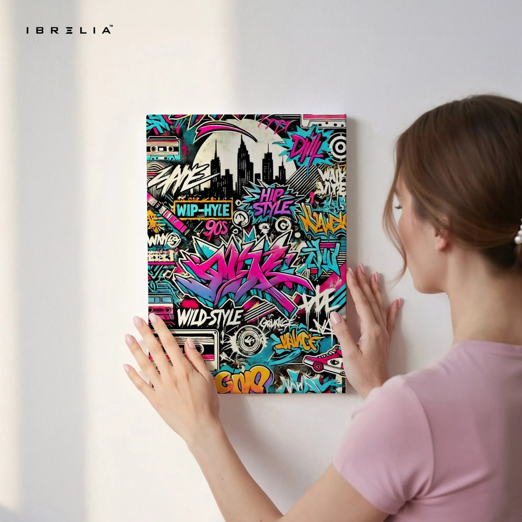 Wildstyle 90s Graffiti Wall Frame | 4K Ultra Wrap Frame Wall Art in Pakistan | IBRELIA™ - IBRELIA