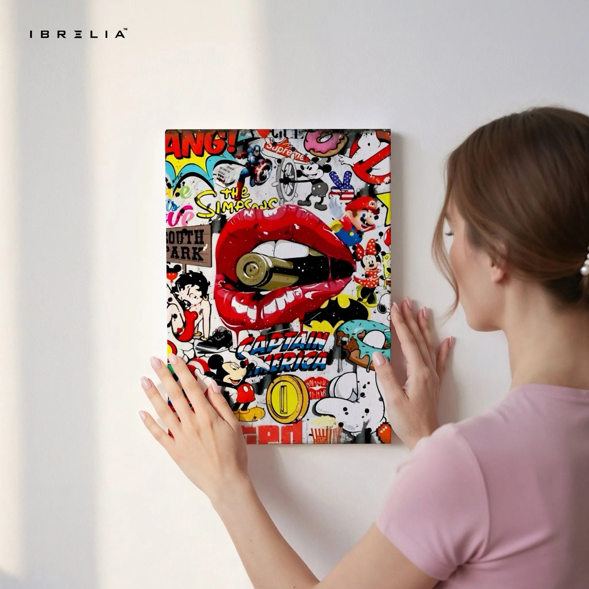 Pop Culture Explosion Wall Frame | 4K Ultra Wrap Frame Wall Art in Pakistan | IBRELIA™ - IBRELIA