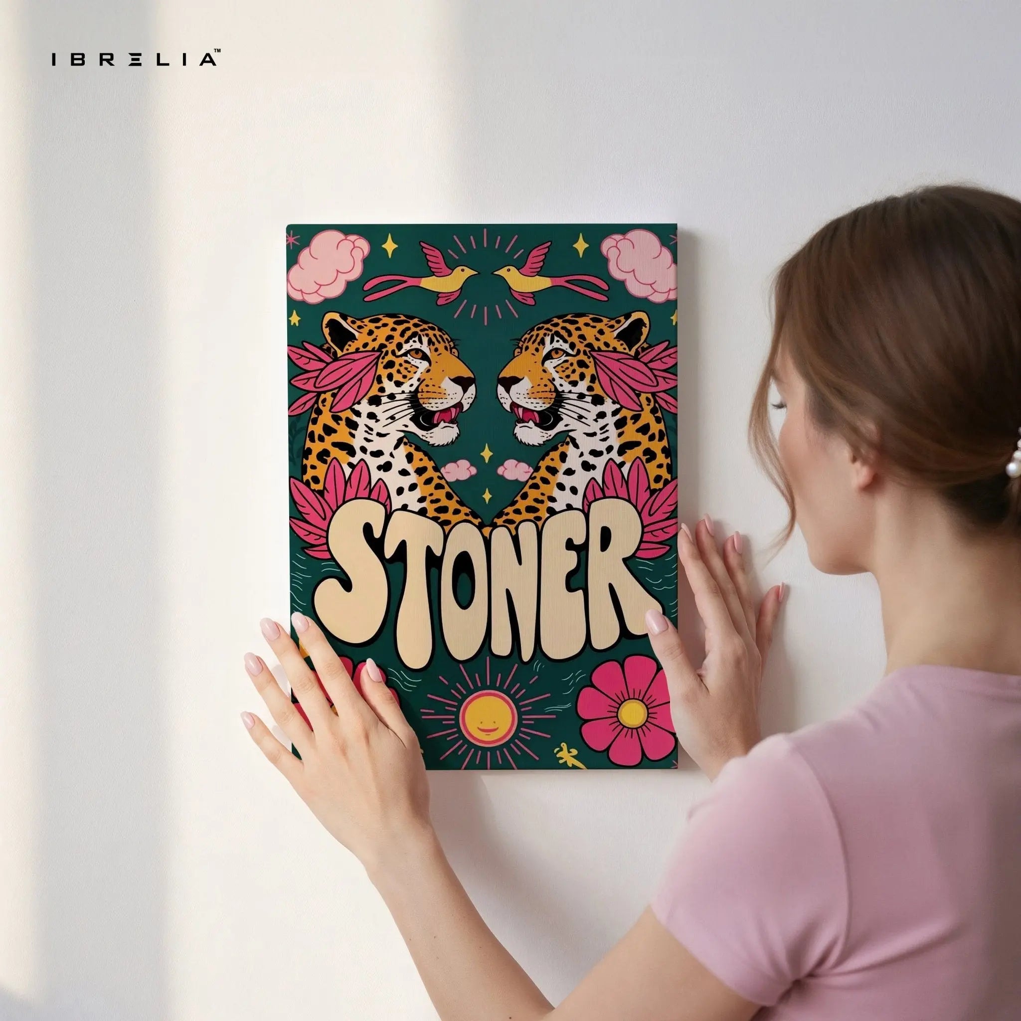 Stoner Jungle Vibes Wall Frame | 4K Ultra Wrap Frame Wall Art in Pakistan | IBRELIA™ - IBRELIA