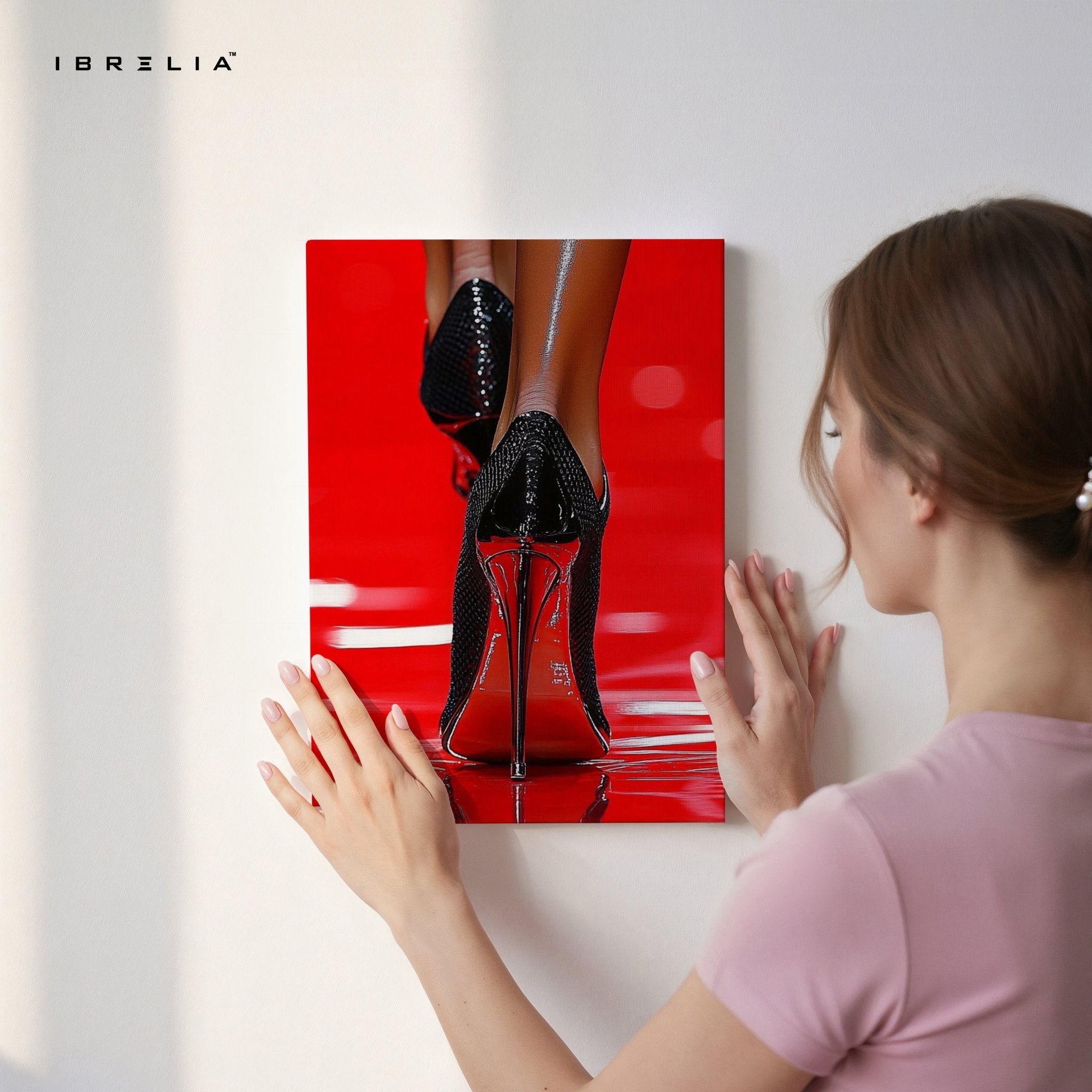 Red Stilettos Wall Frame | 4K Ultra Wrap Frame Wall Art in Pakistan | IBRELIA™ - IBRELIA