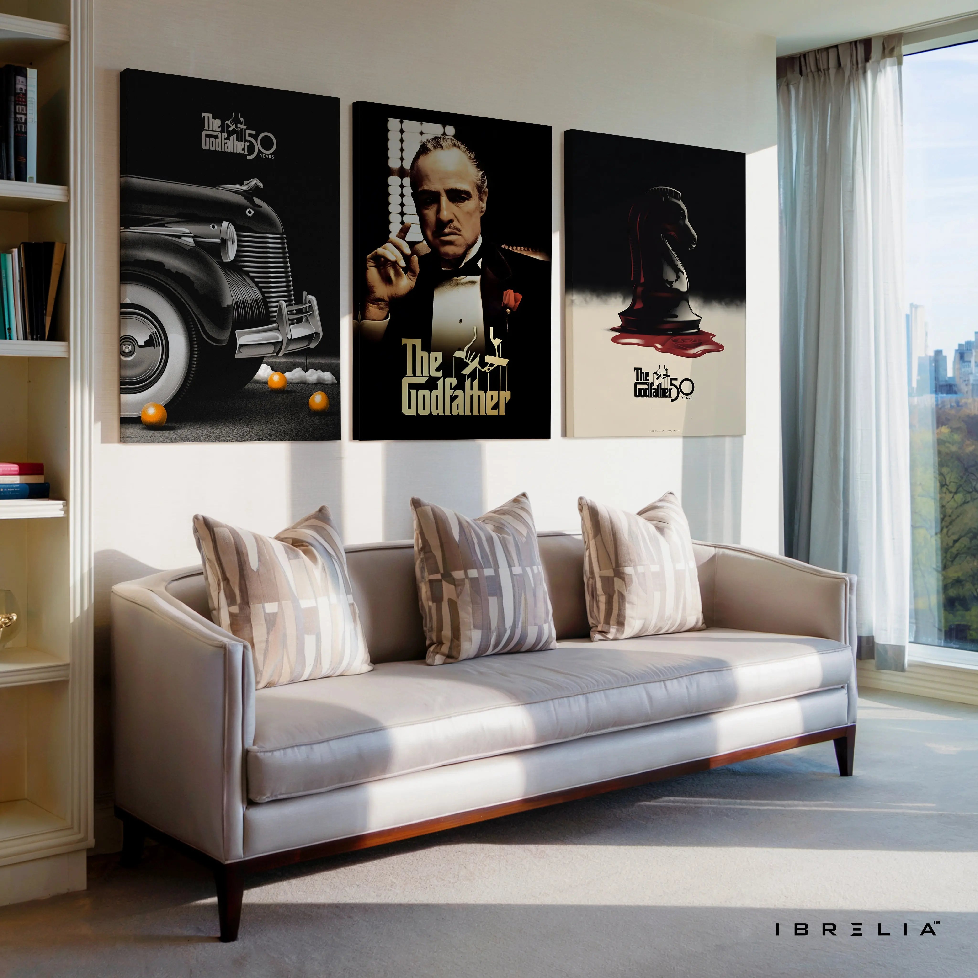The Godfather Legacy 3 Panel 4K Ultra HD Wall Art in Pakistan | IBRELIA™ IBRELIA