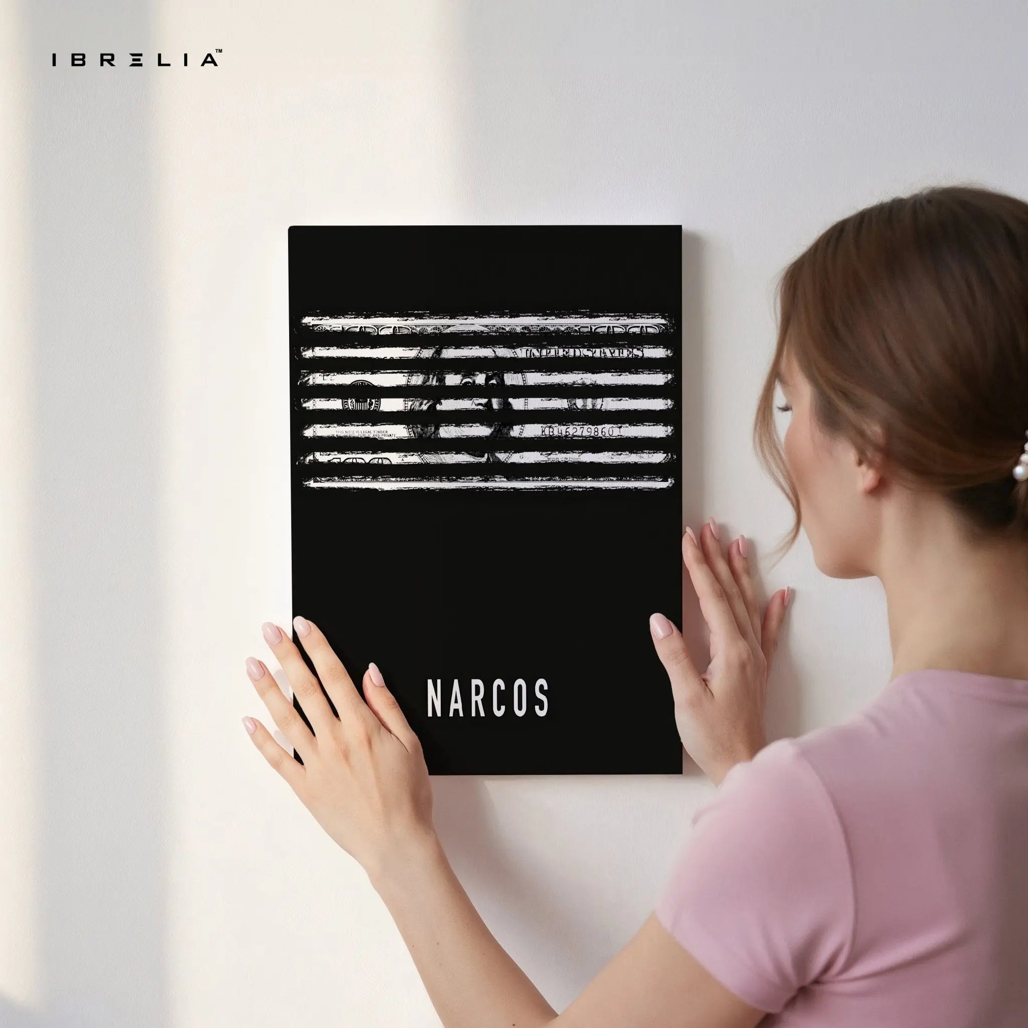 Narcos – Money Behind Bars 4K Ultra Wrap Frame Wall Art in Pakistan | IBRELIA™ - IBRELIA
