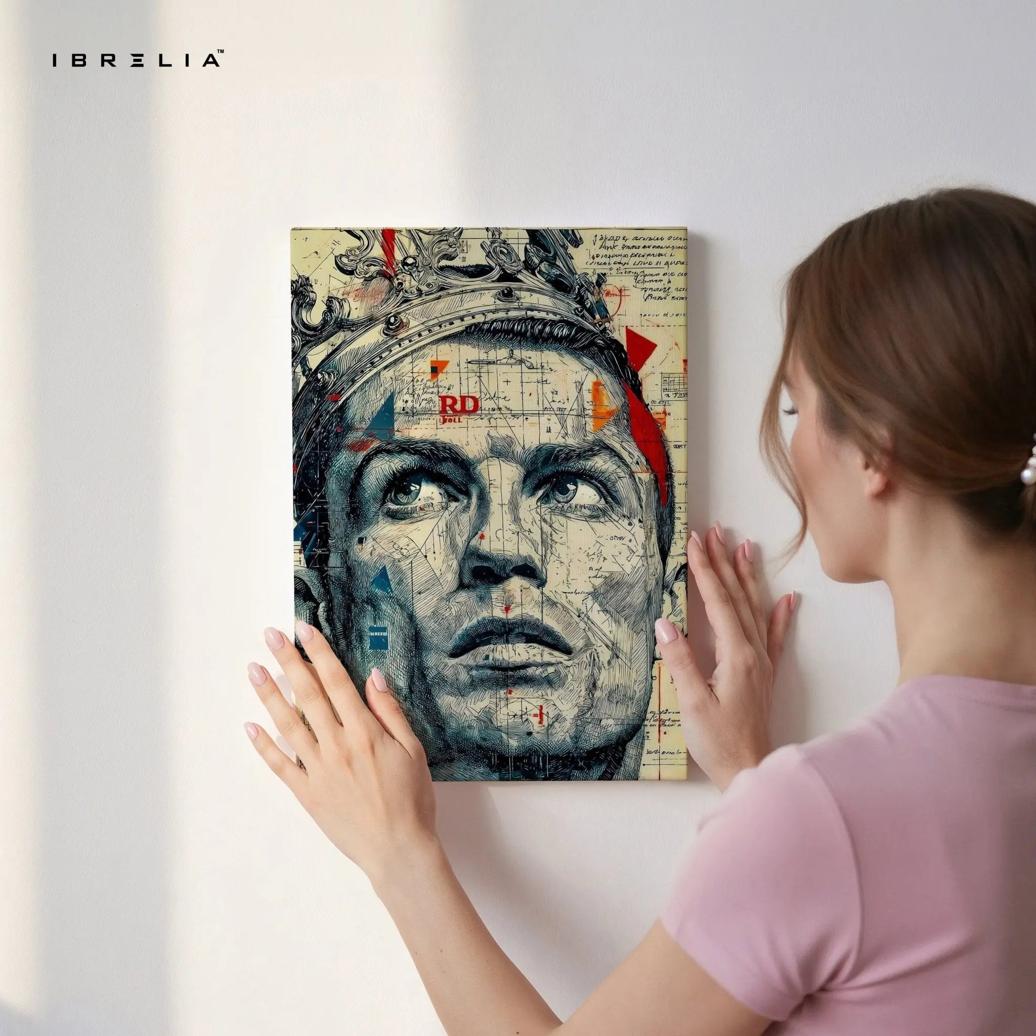 Ronaldo Crown Wall Frame | 4K Ultra Wrap Frame Wall Art in Pakistan | IBRELIA™ - IBRELIA