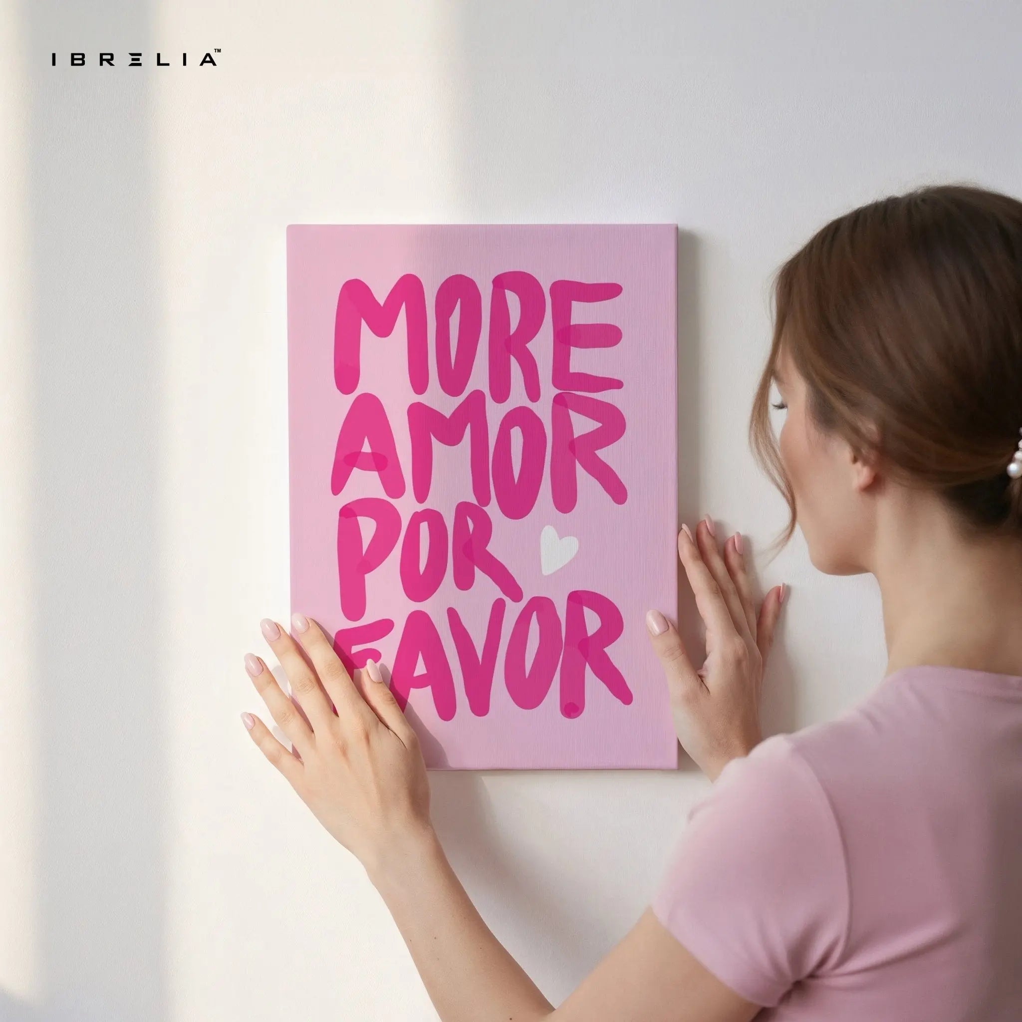 More Amor Por Favor Wall Frame | 4K Ultra Wrap Frame Wall Art in Pakistan | IBRELIA™ - IBRELIA