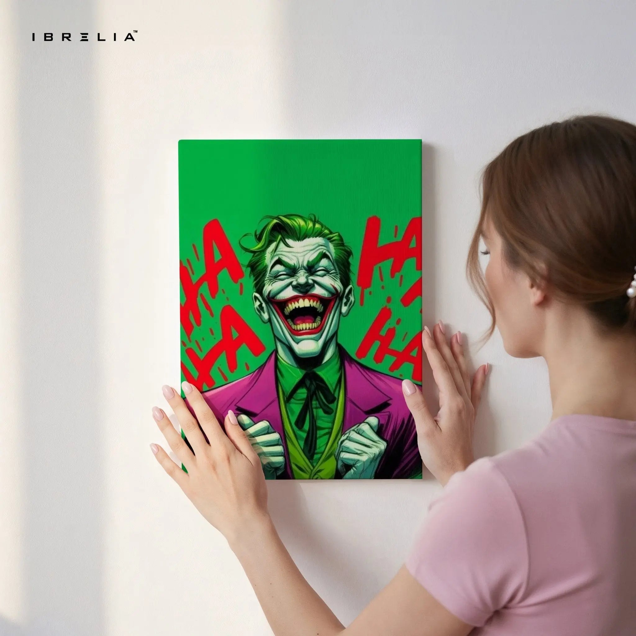 Joker Laughing Wall Frame | 4K Ultra Wrap Frame Wall Art in Pakistan | IBRELIA™ - IBRELIA