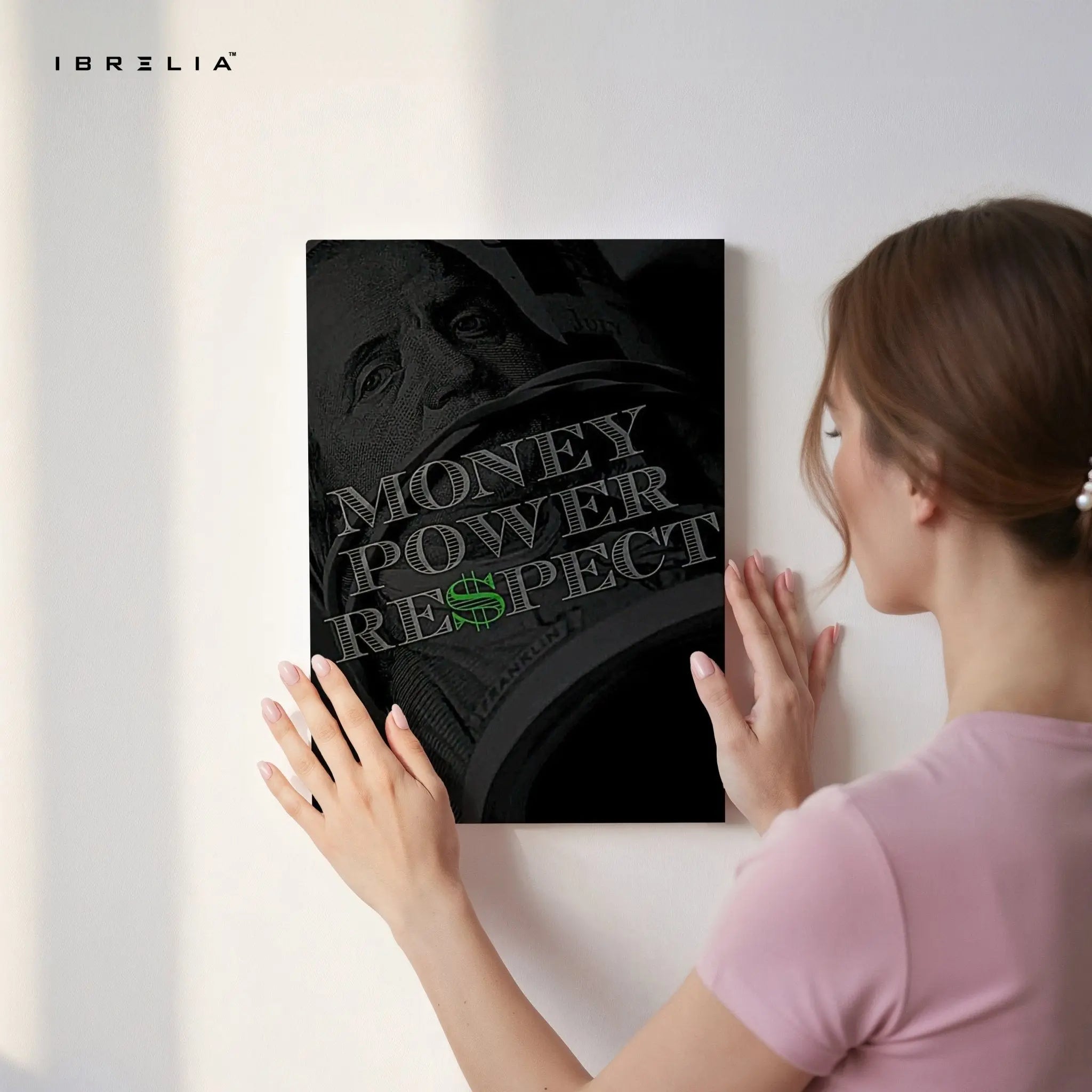 Money Power Respect Wall Frame | 4K Ultra Wrap Frame Wall Art in Pakistan | IBRELIA™ - IBRELIA