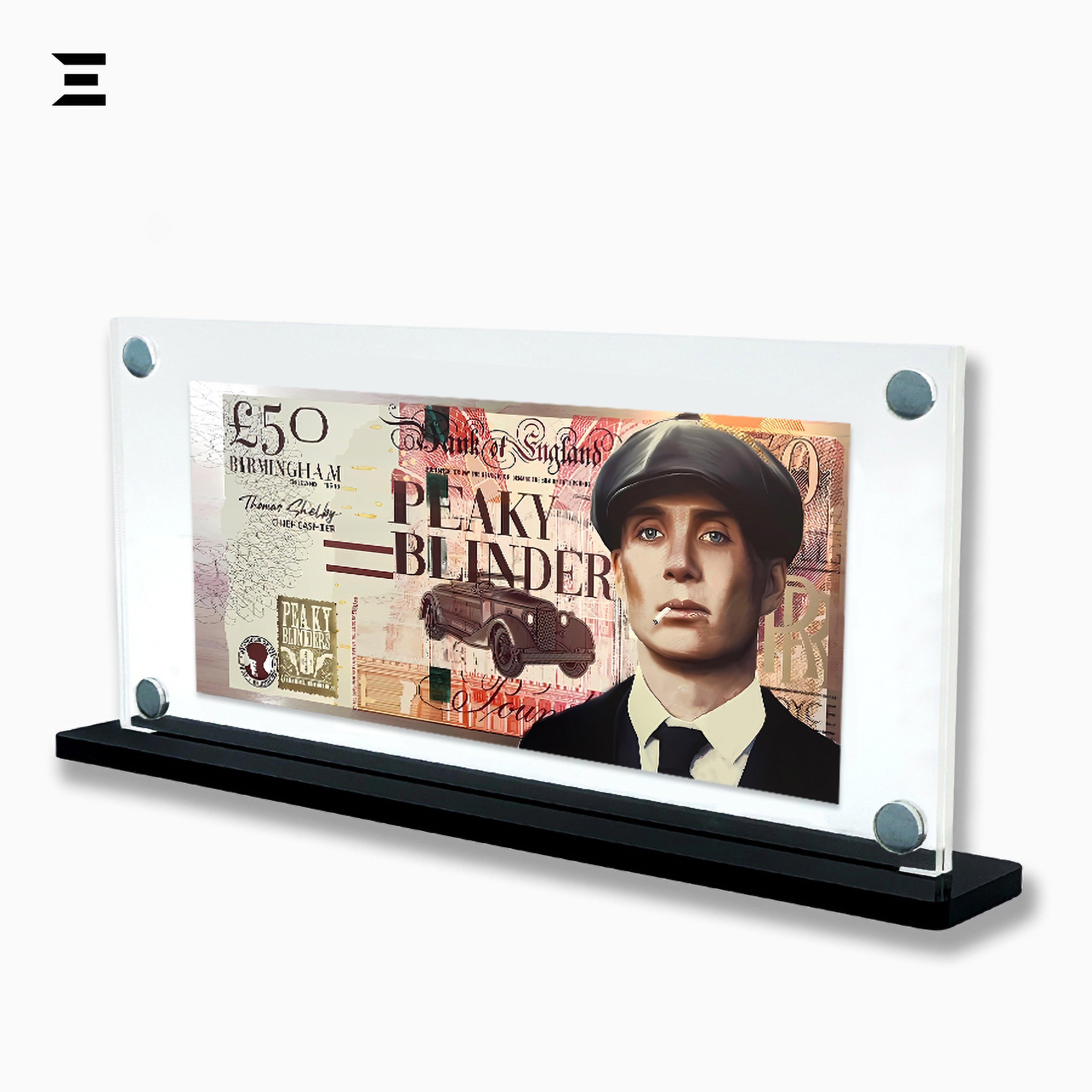 Premium Magnetic Acrylic Frame with Black Base – Peaky Blinders Edition IBRELIA