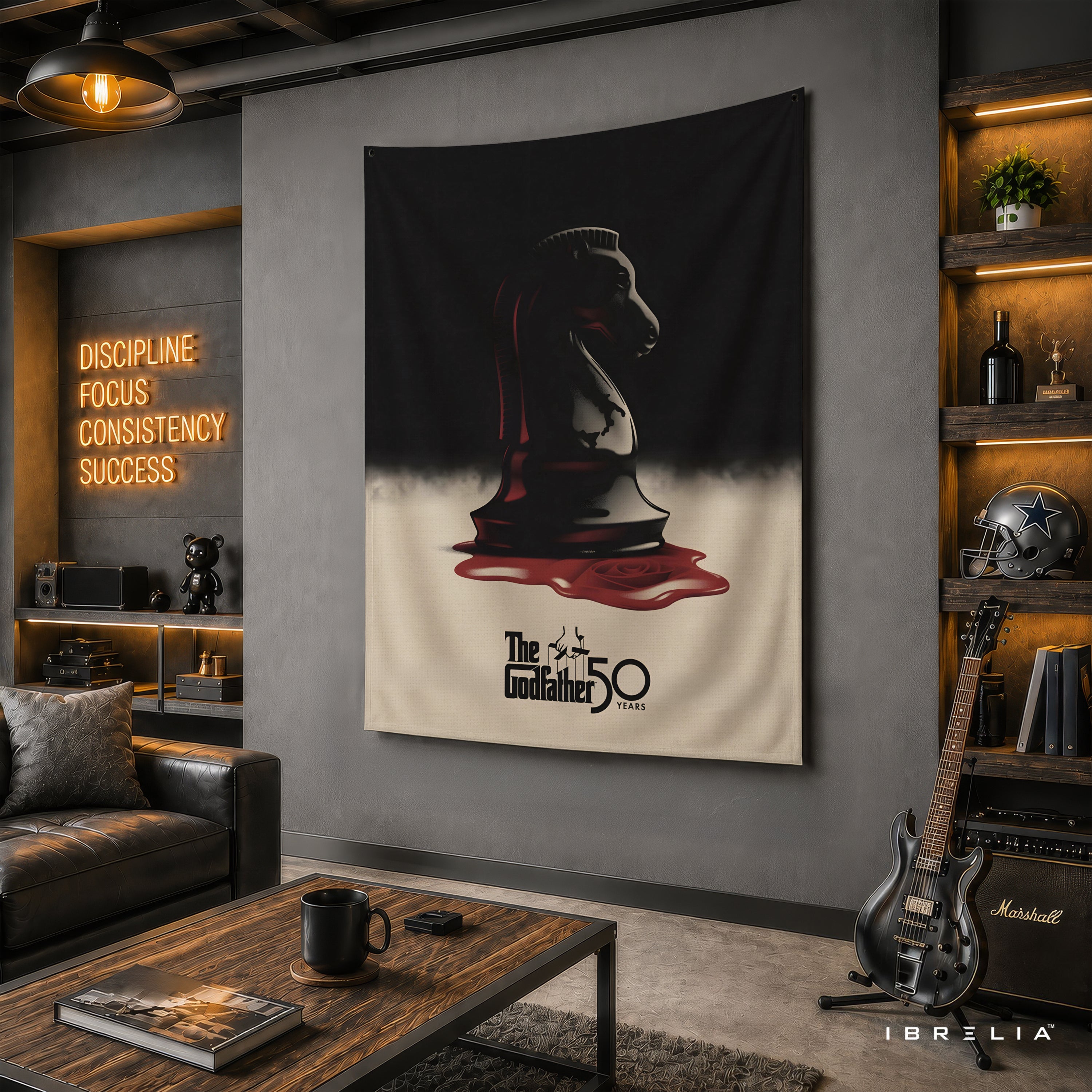 The Godfather 50th Anniversary Chess Knight Wall Tapestry – Premium Movie Wall Hanging & Home Decor in Pakistan