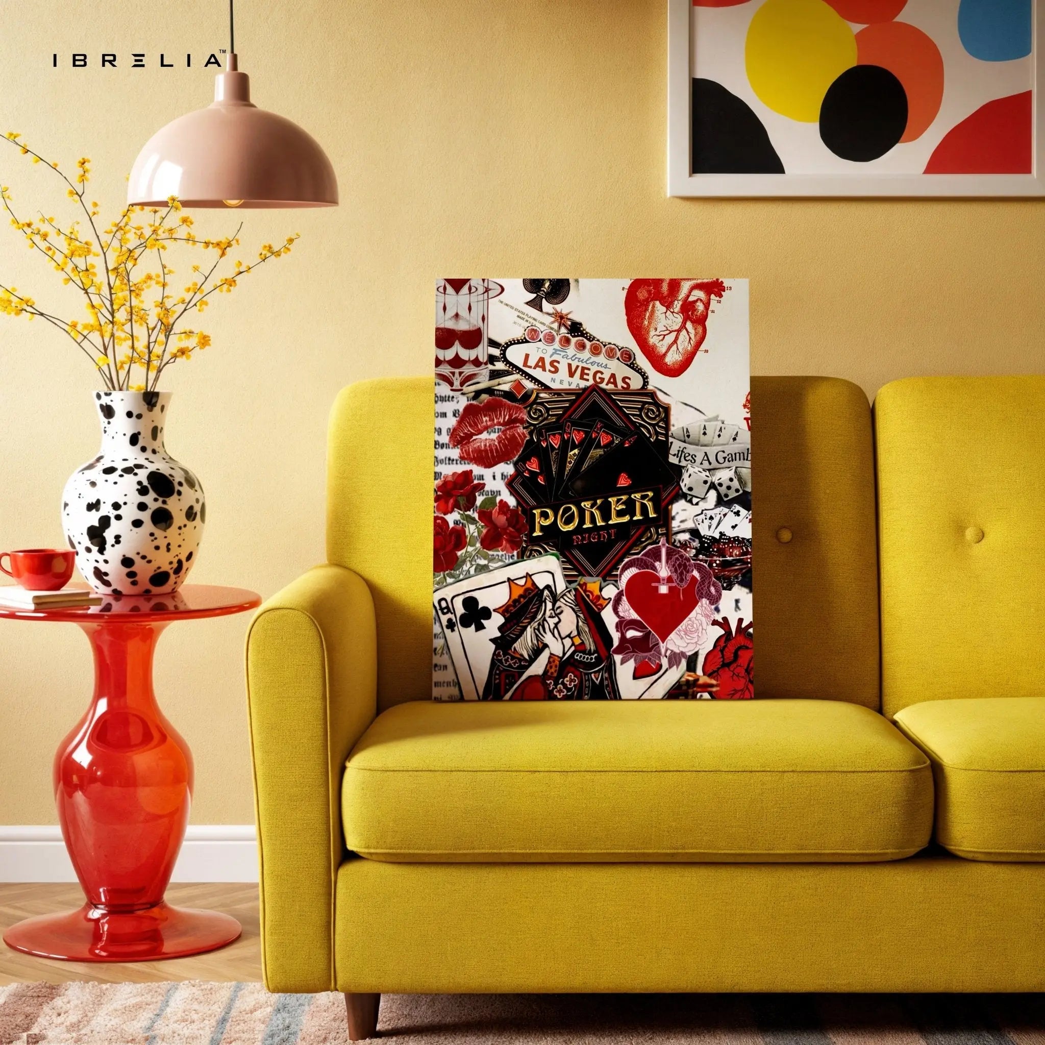 Vegas Poker Wall Frame | 4K Ultra Wrap Frame Wall Art in Pakistan | IBRELIA™ - IBRELIA