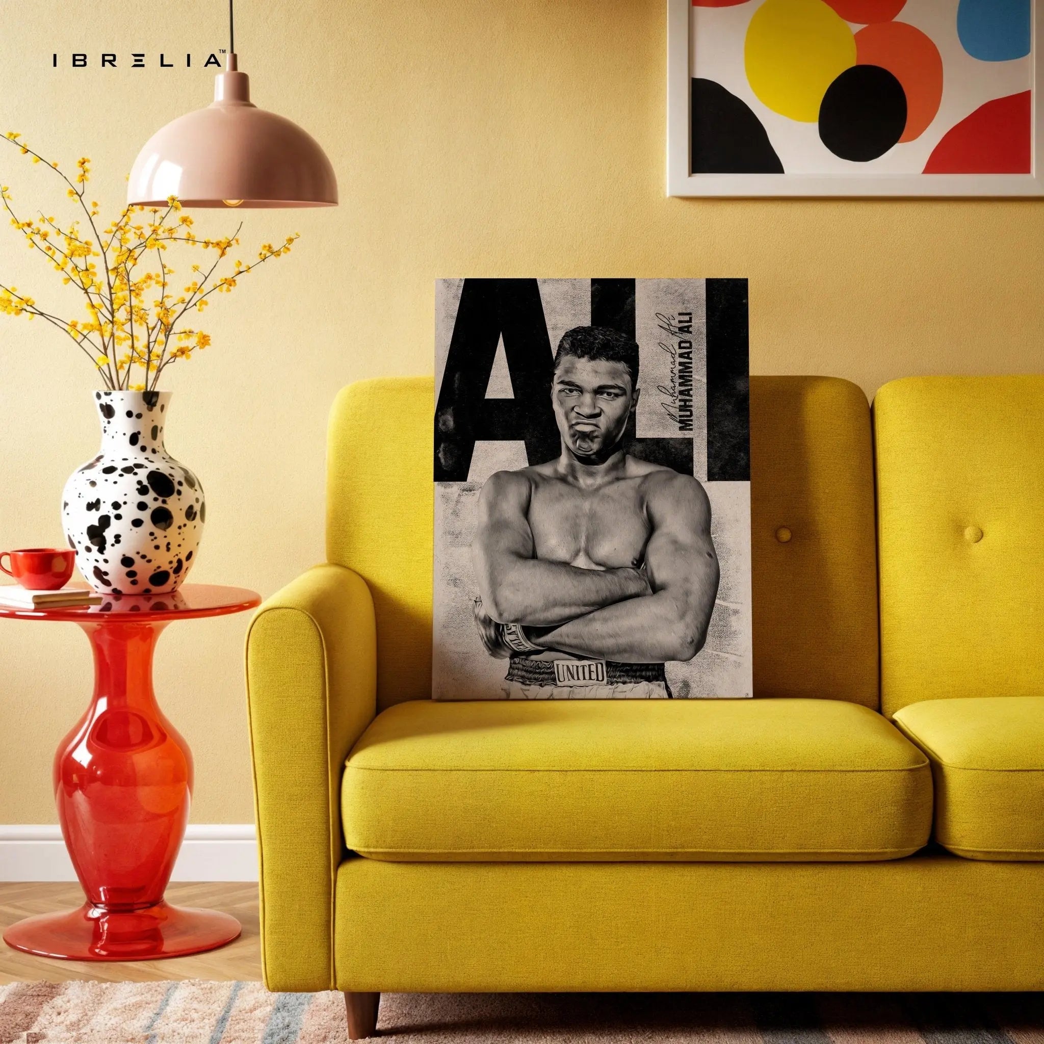 Muhammad Ali “The Greatest” – Boxing Legend Wall Frame | 4K Ultra Wrap Frame Wall Art in Pakistan | IBRELIA™ - IBRELIA