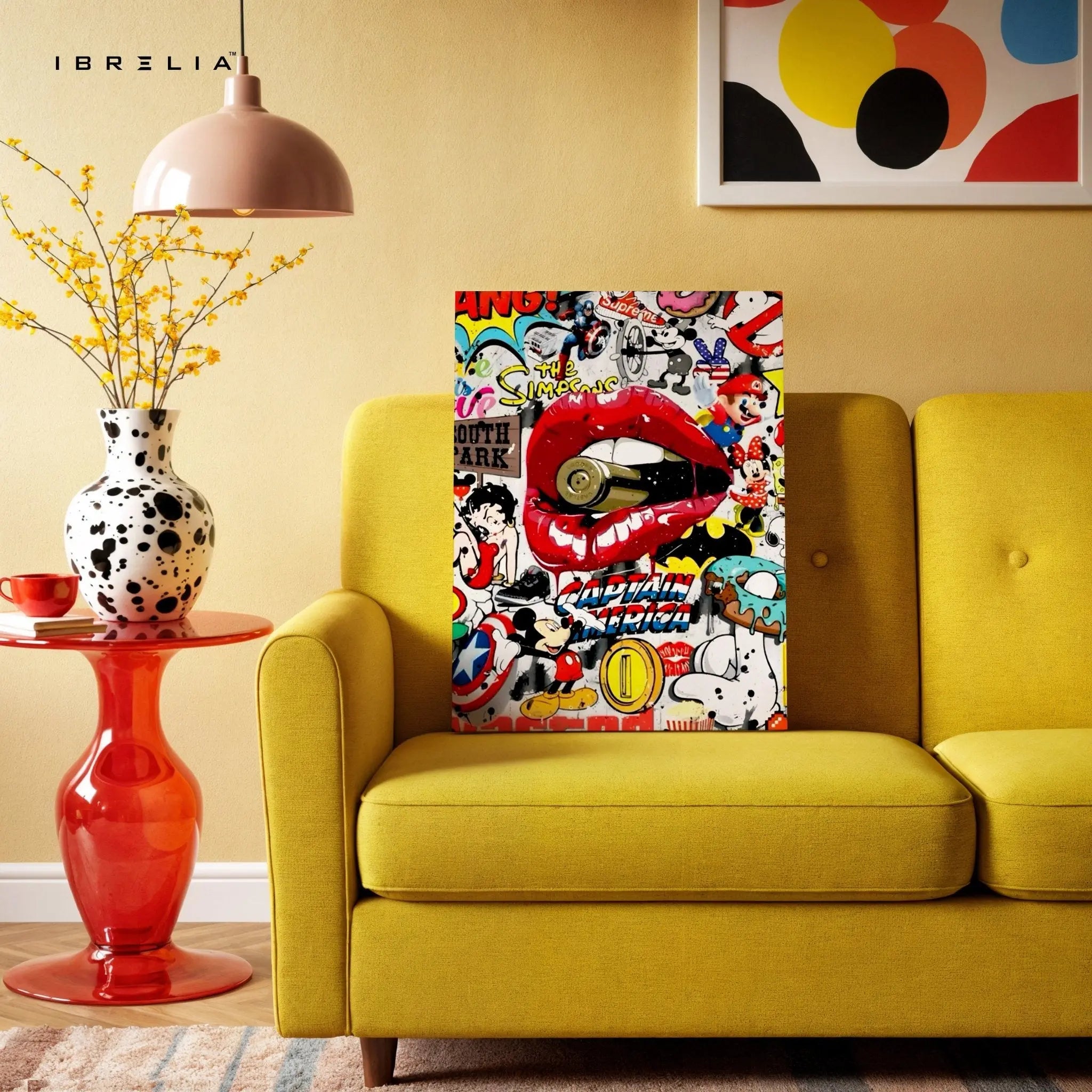 Pop Culture Explosion Wall Frame | 4K Ultra Wrap Frame Wall Art in Pakistan | IBRELIA™ - IBRELIA