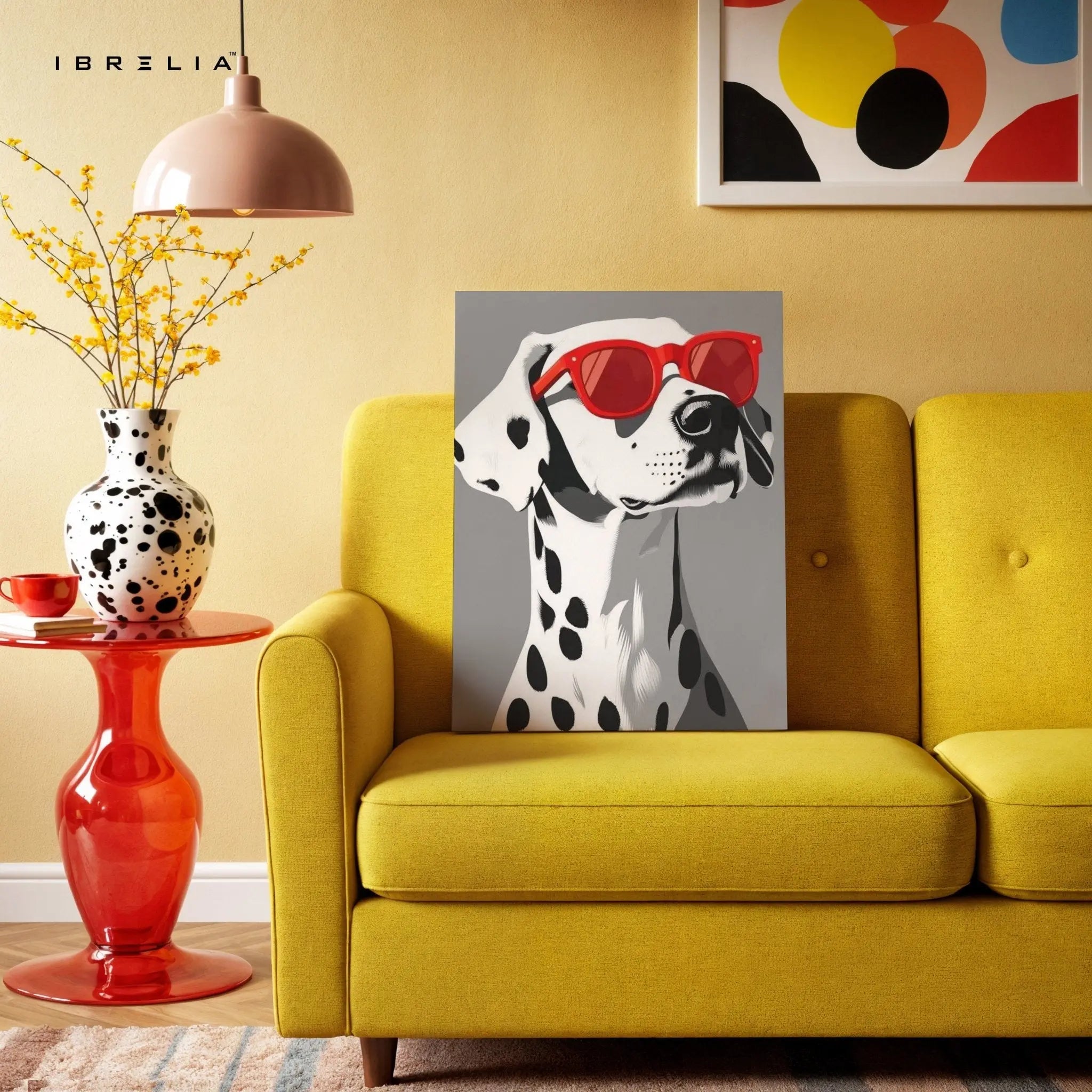 Dalmatian Cool Shades Wall Frame | 4K Ultra Wrap Frame Wall Art in Pakistan | IBRELIA™ - IBRELIA