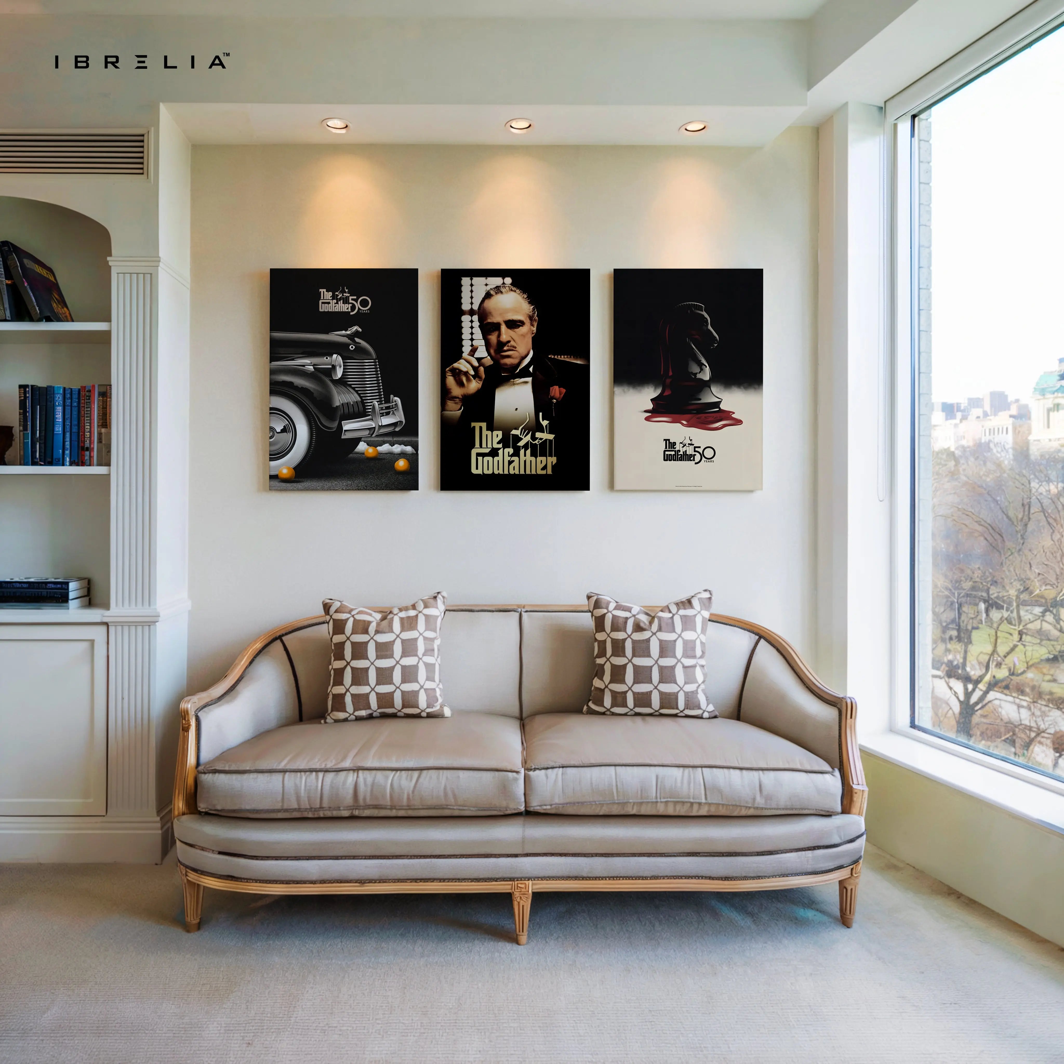 The Godfather Legacy 3 Panel 4K Ultra HD Wall Art in Pakistan | IBRELIA™ IBRELIA