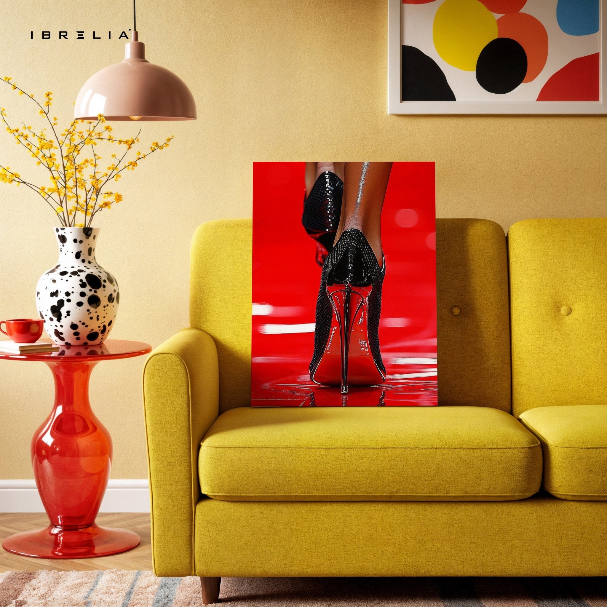 Red Stilettos Wall Frame | 4K Ultra Wrap Frame Wall Art in Pakistan | IBRELIA™ - IBRELIA